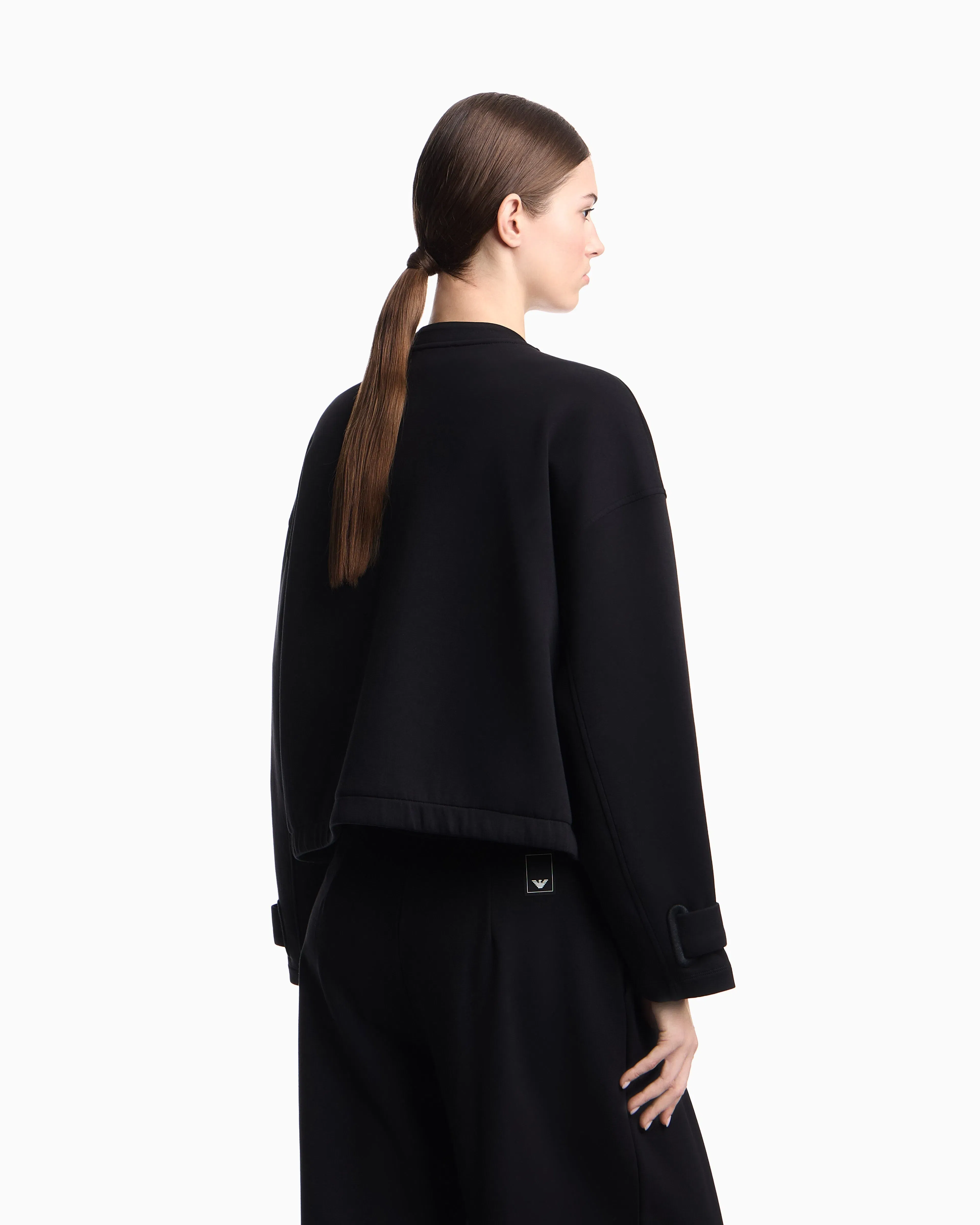 Emporio Armani Double stretch jersey blouson
