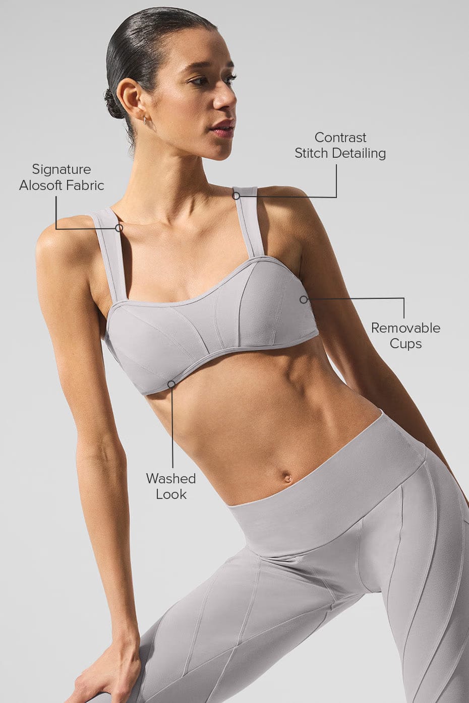 Alo Yoga Alosoft Sunray Bra