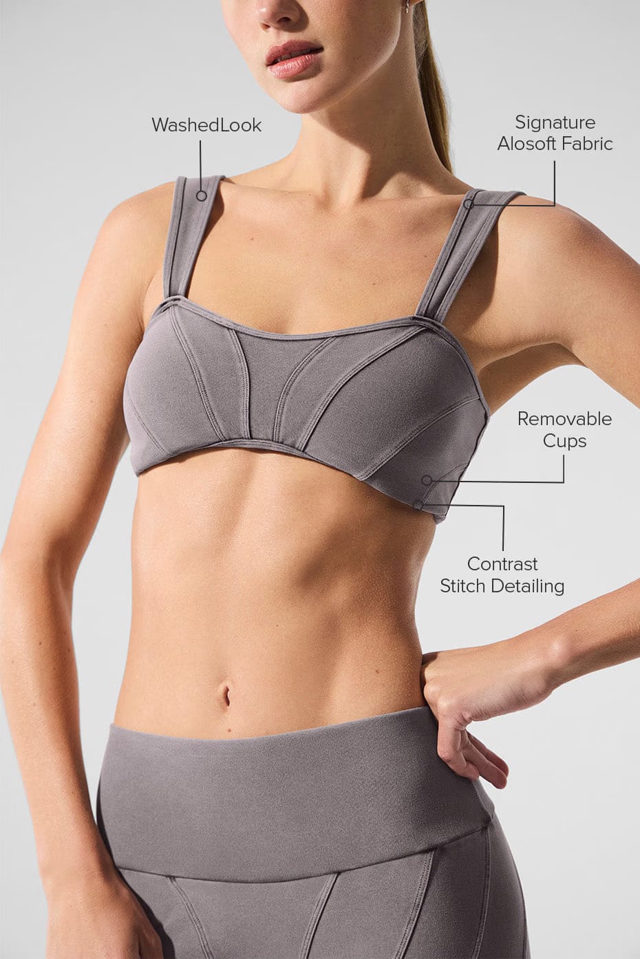 Alo Yoga Alosoft Sunray Bra