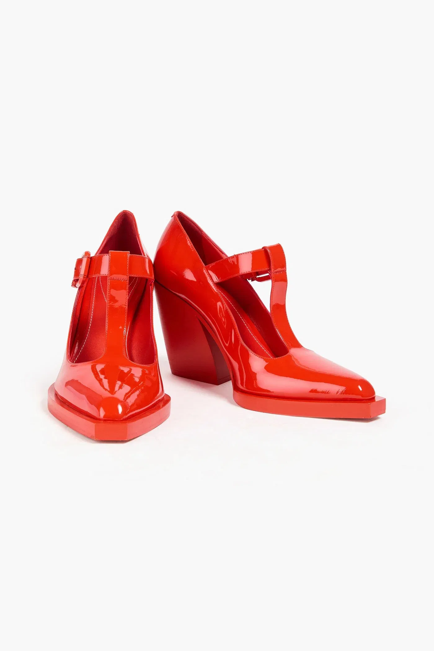 Zimmermann Patent-Leather Pumps Tomato Red Women's