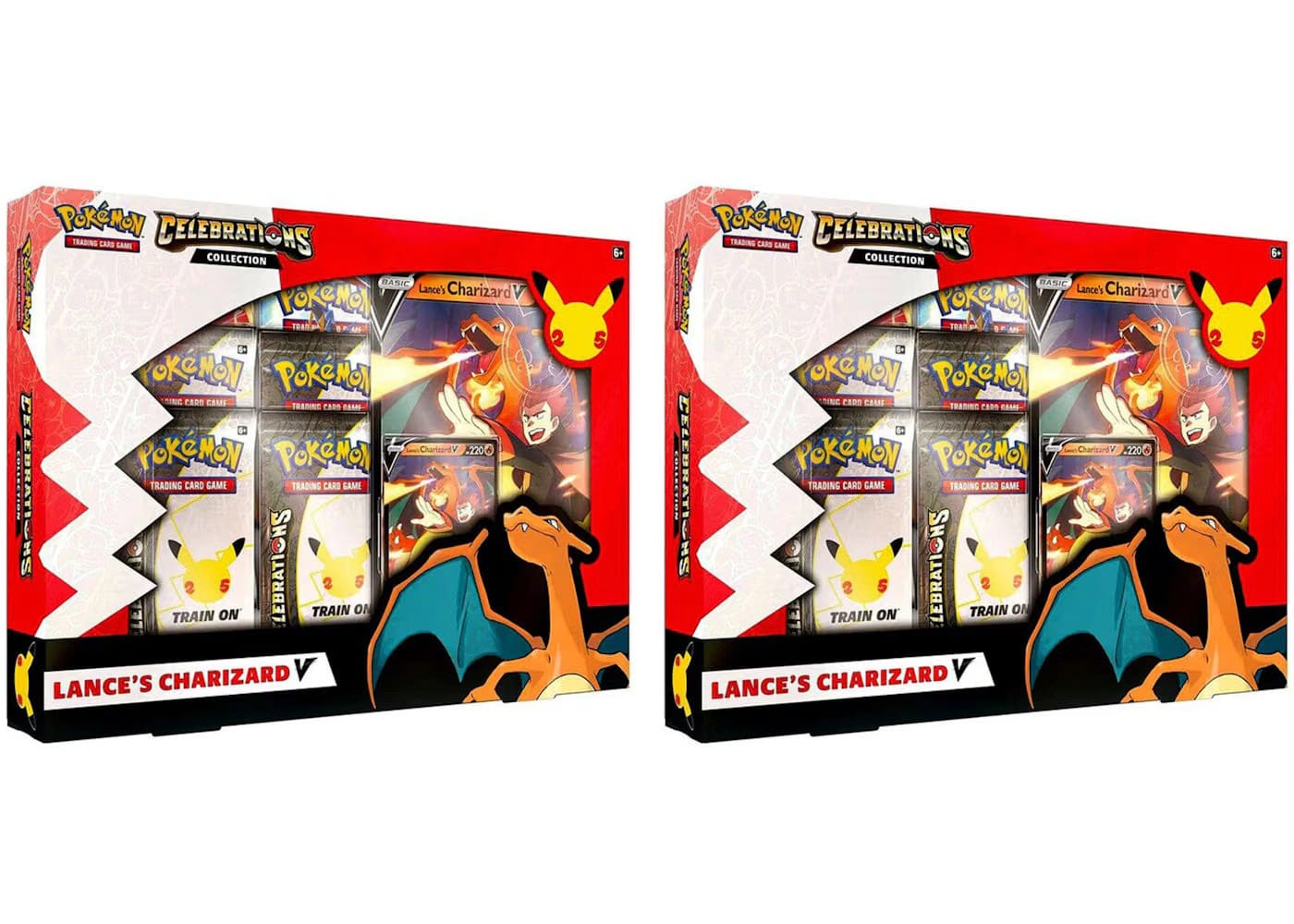 Pokemon Tcg 25Th Anniversary Celebrations V Box Lances Charizard V 2X Lot
