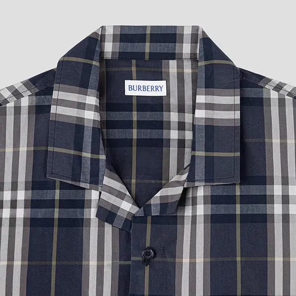 Burberry Men's Check In Shirt Camisa
