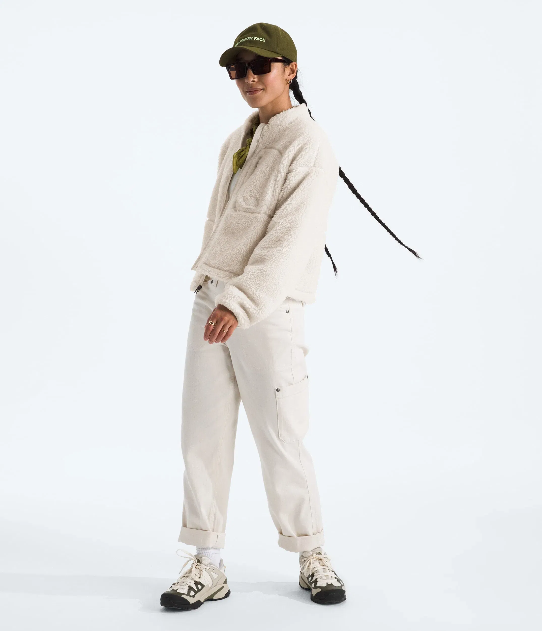 The North Face Women’s Extreme Pile 2 Full-Zip Jacket White Dune