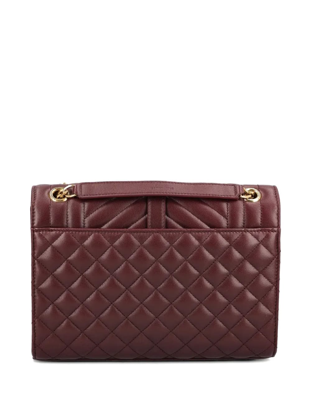 matelassé logo envelope shoulder bag