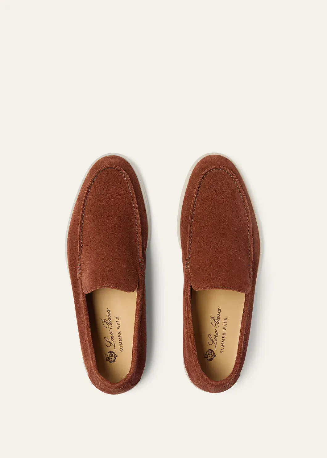 LoroPiana Summer Walk Loafer Brown Whiskey