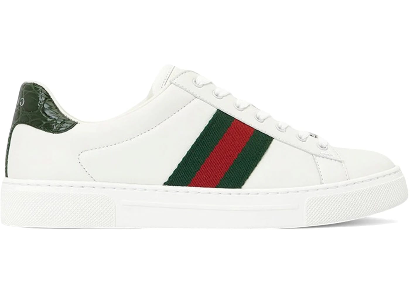 Gucci Ace Web White Green Red Womens