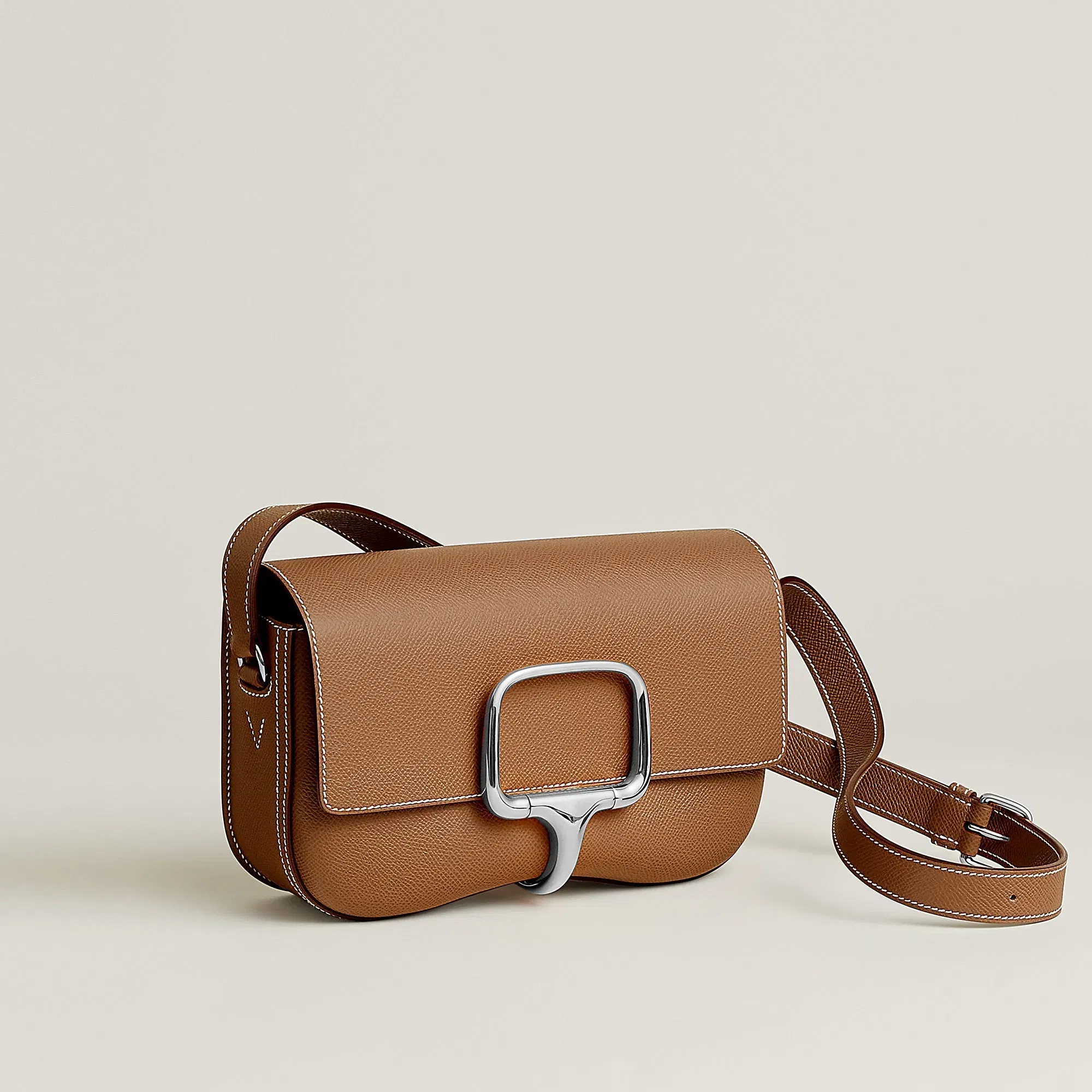 Hermes Herms Della Cavalleria Elan Bag Gold