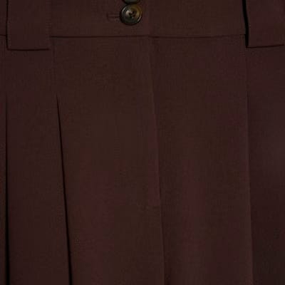 Brown Wide Leg Trousers