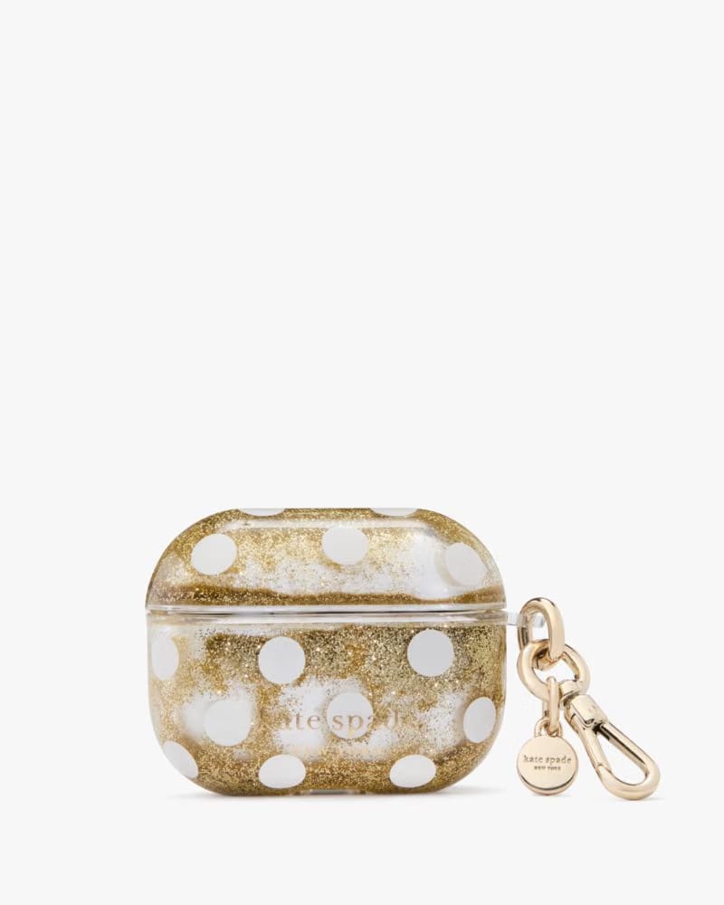 Polka Dot Liquid Glitter Airpods Pro Gen 2 Case