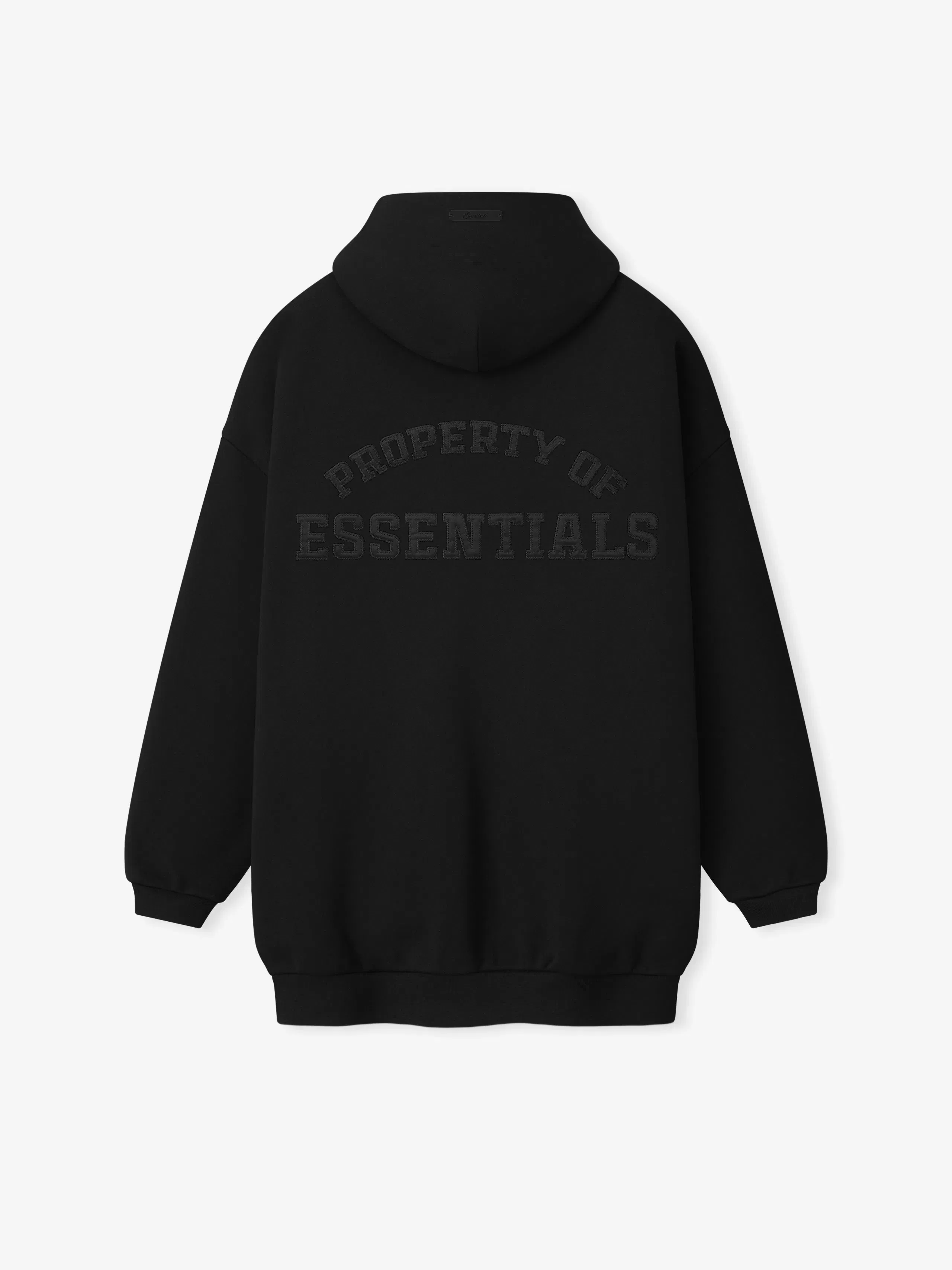 Essentials Property Lounge Long Zip Hoodie Black