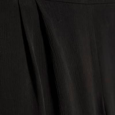 Black Straight Leg Trousers