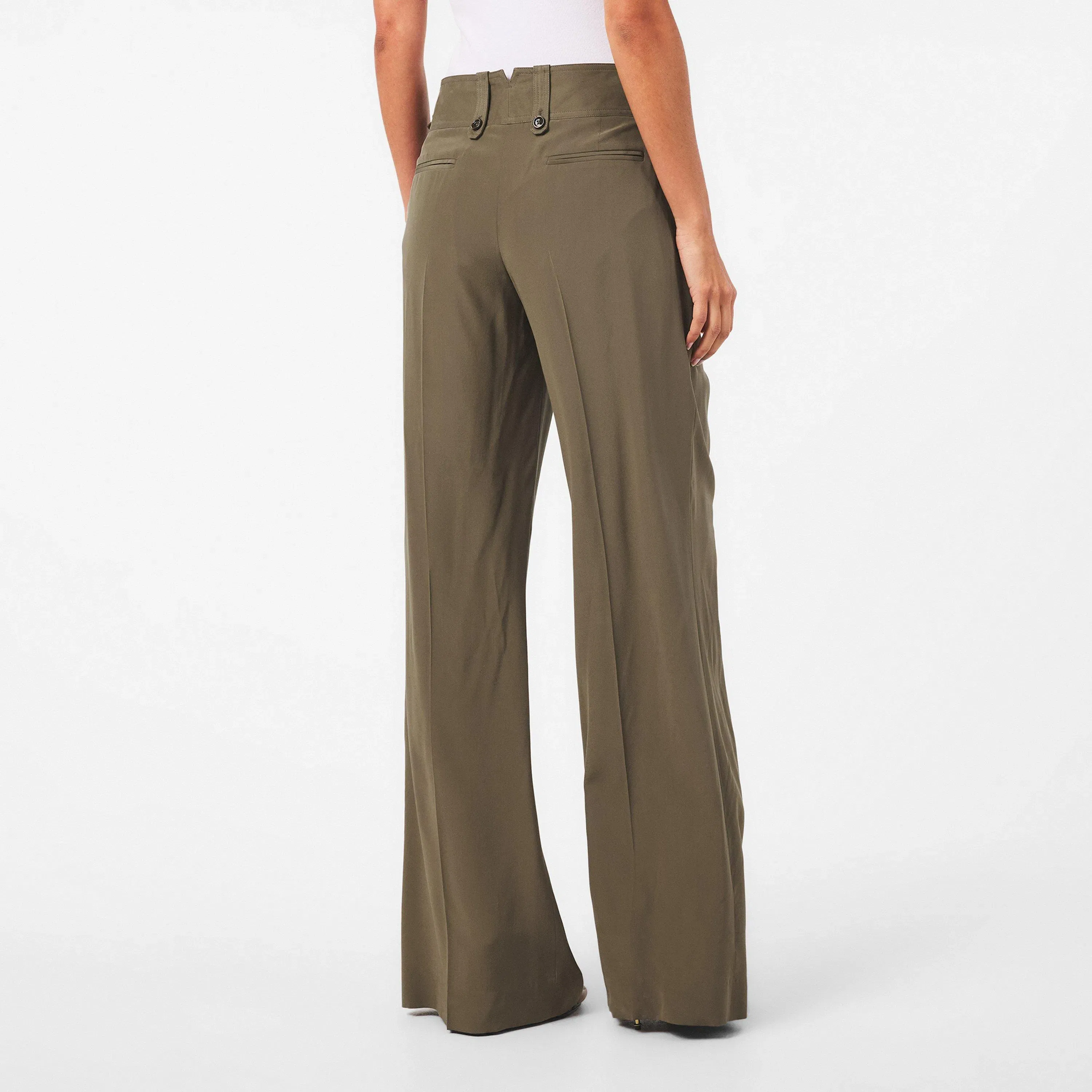 High Rise Wide Leg Trousers