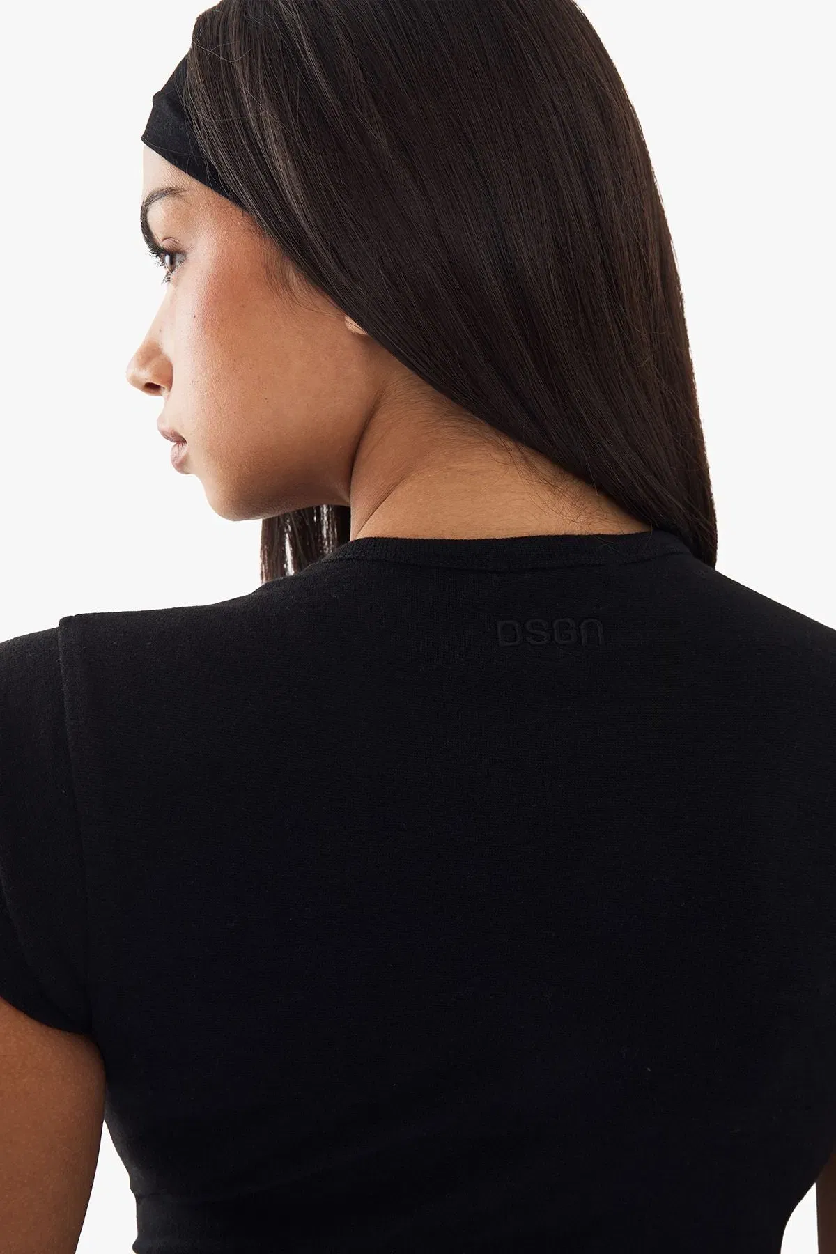 DSGN Studio Embroidered Short Sleeve Top