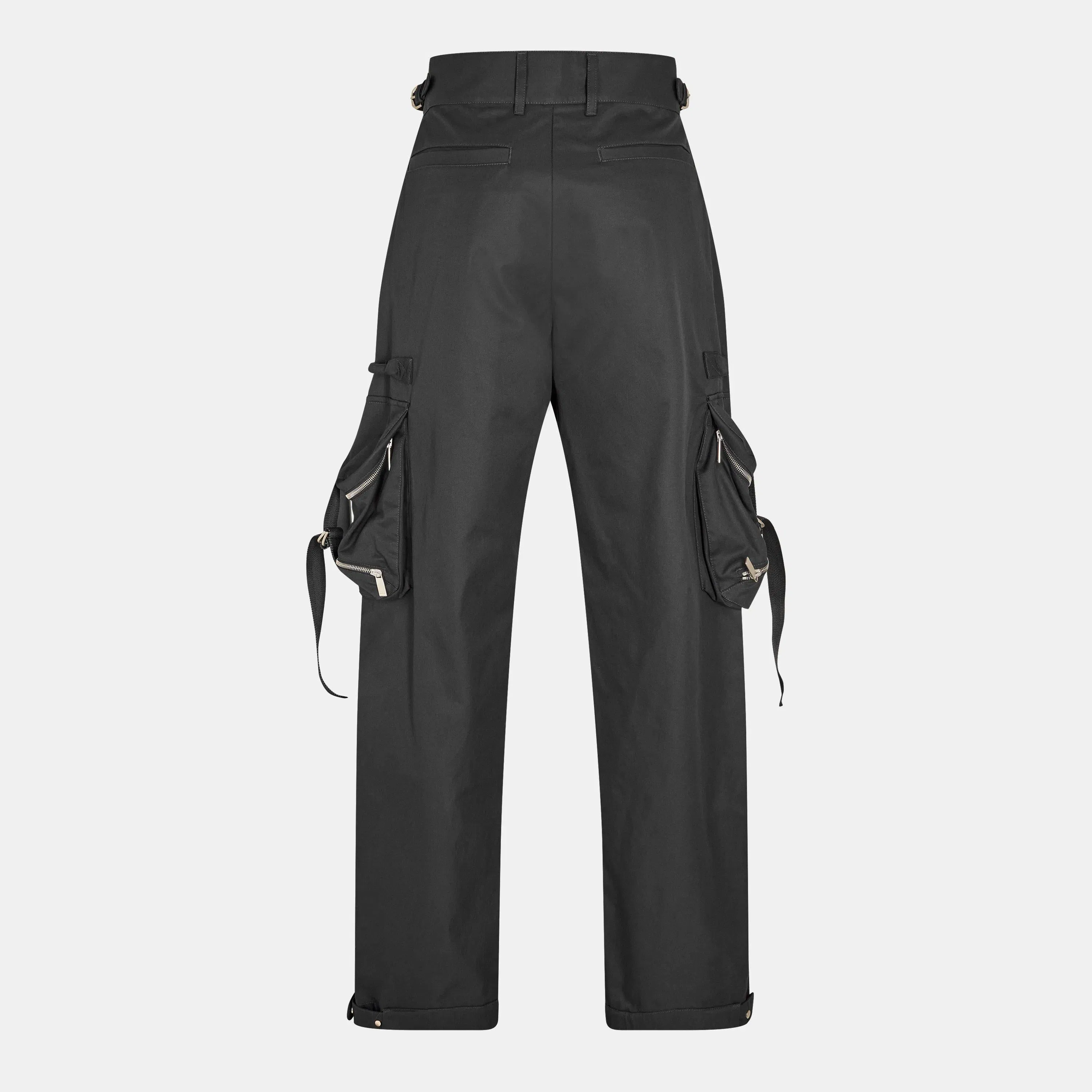 Regular Fit Drawstring Cargo Trousers