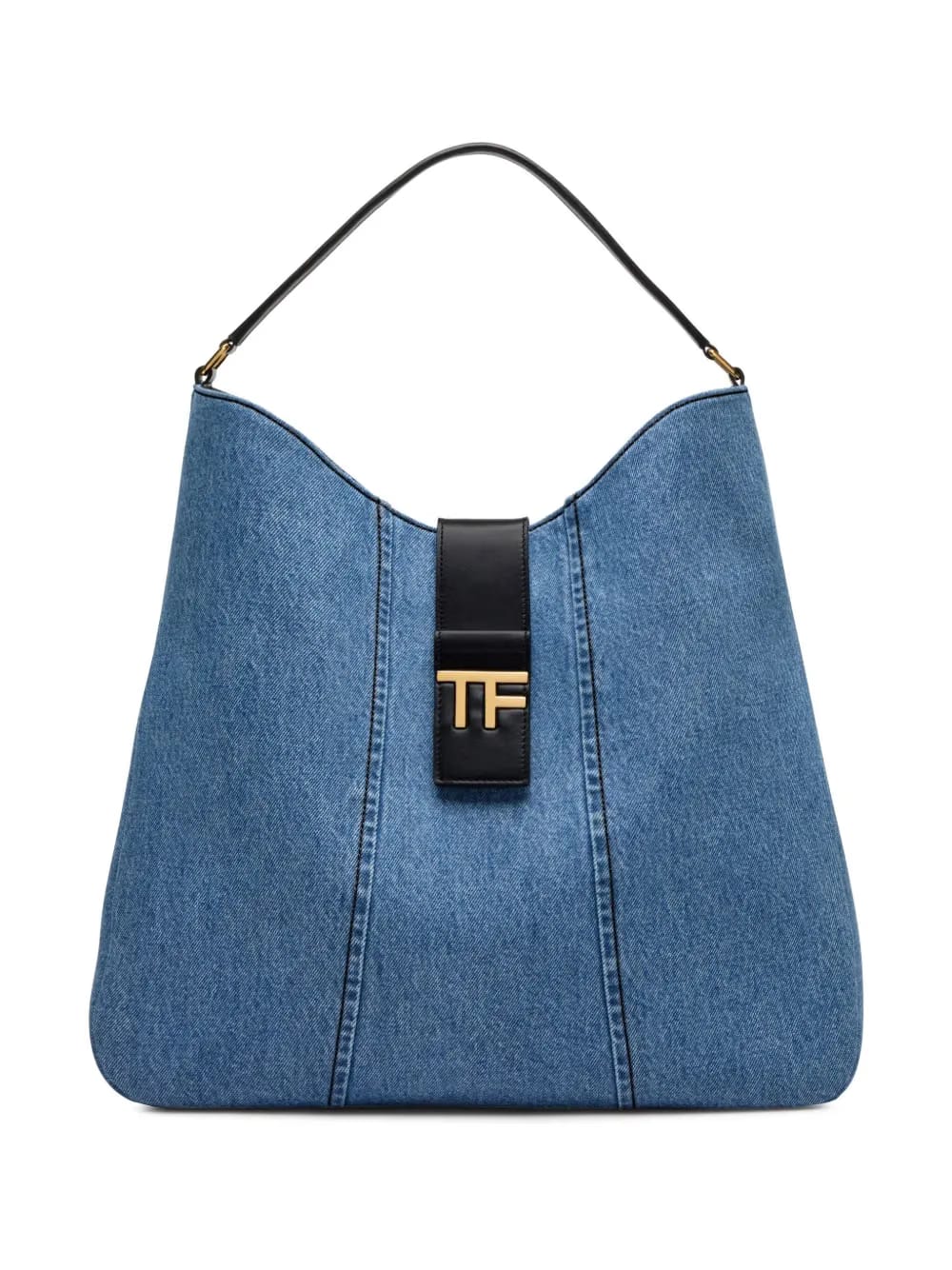 TF denim tote bag