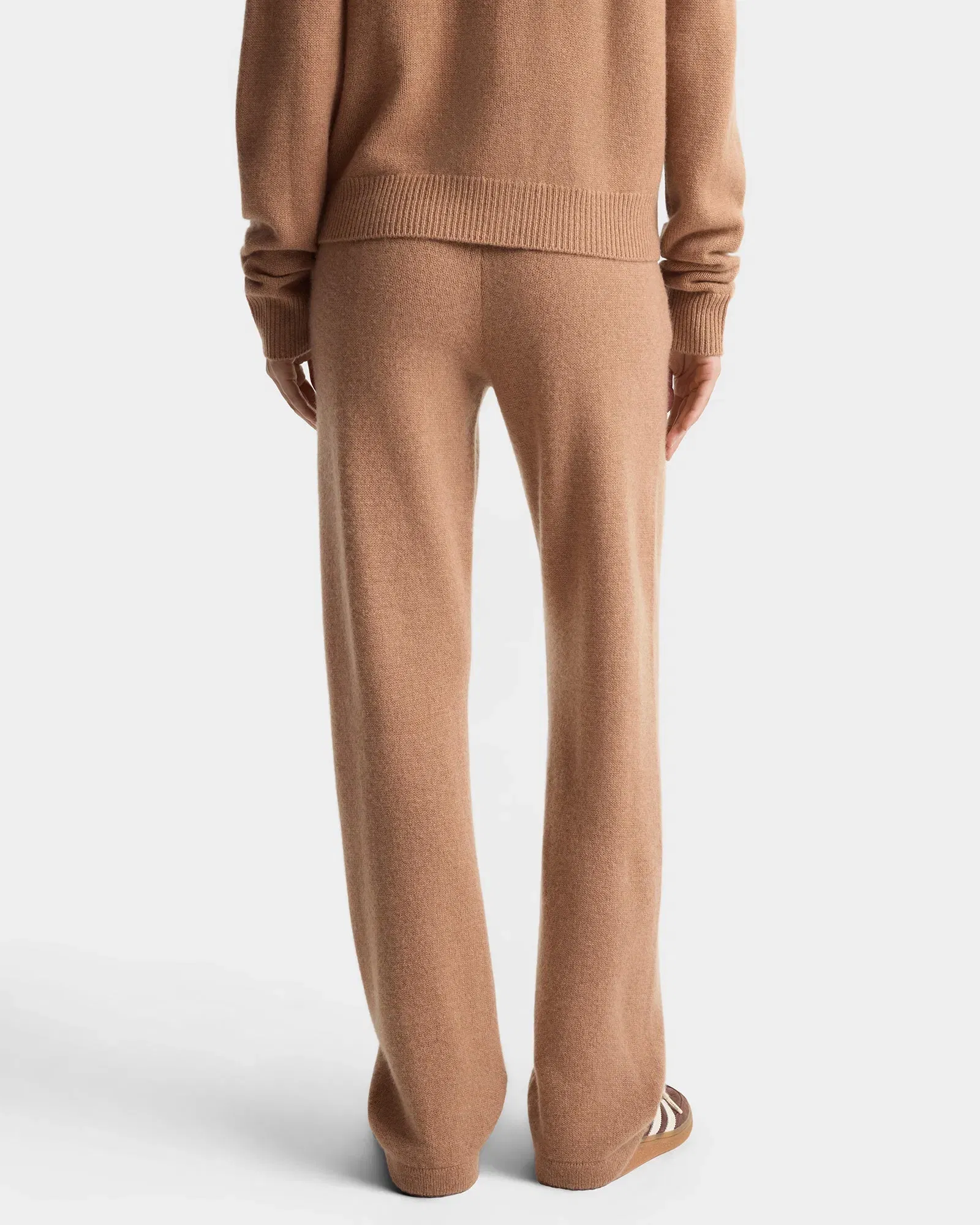SRC Cashmere Trousers - Camel/White