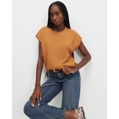 Orange Grown On Sleeve T-Shirt