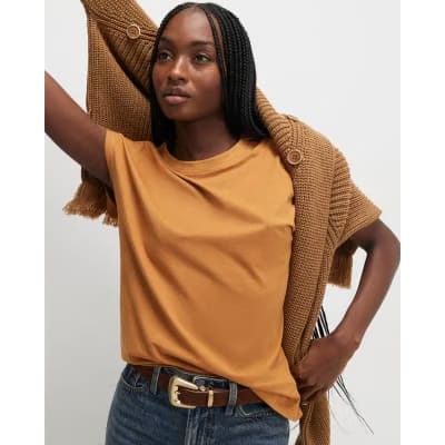 Orange Grown On Sleeve T-Shirt