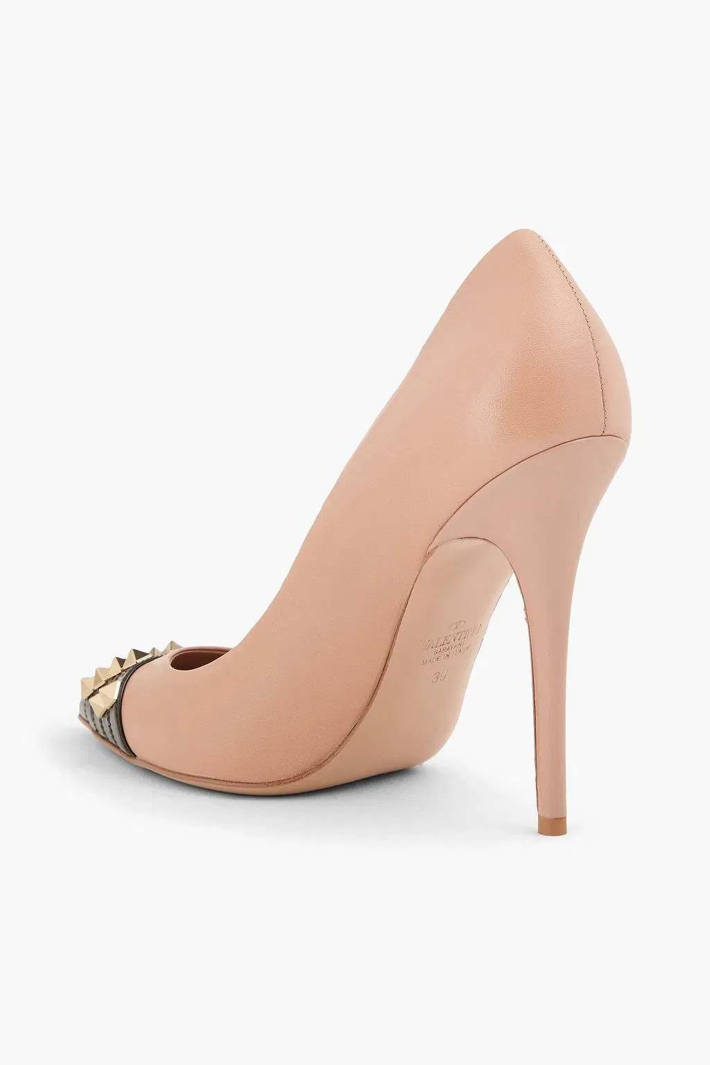 Rockstud Alcove two-tone leather pumps