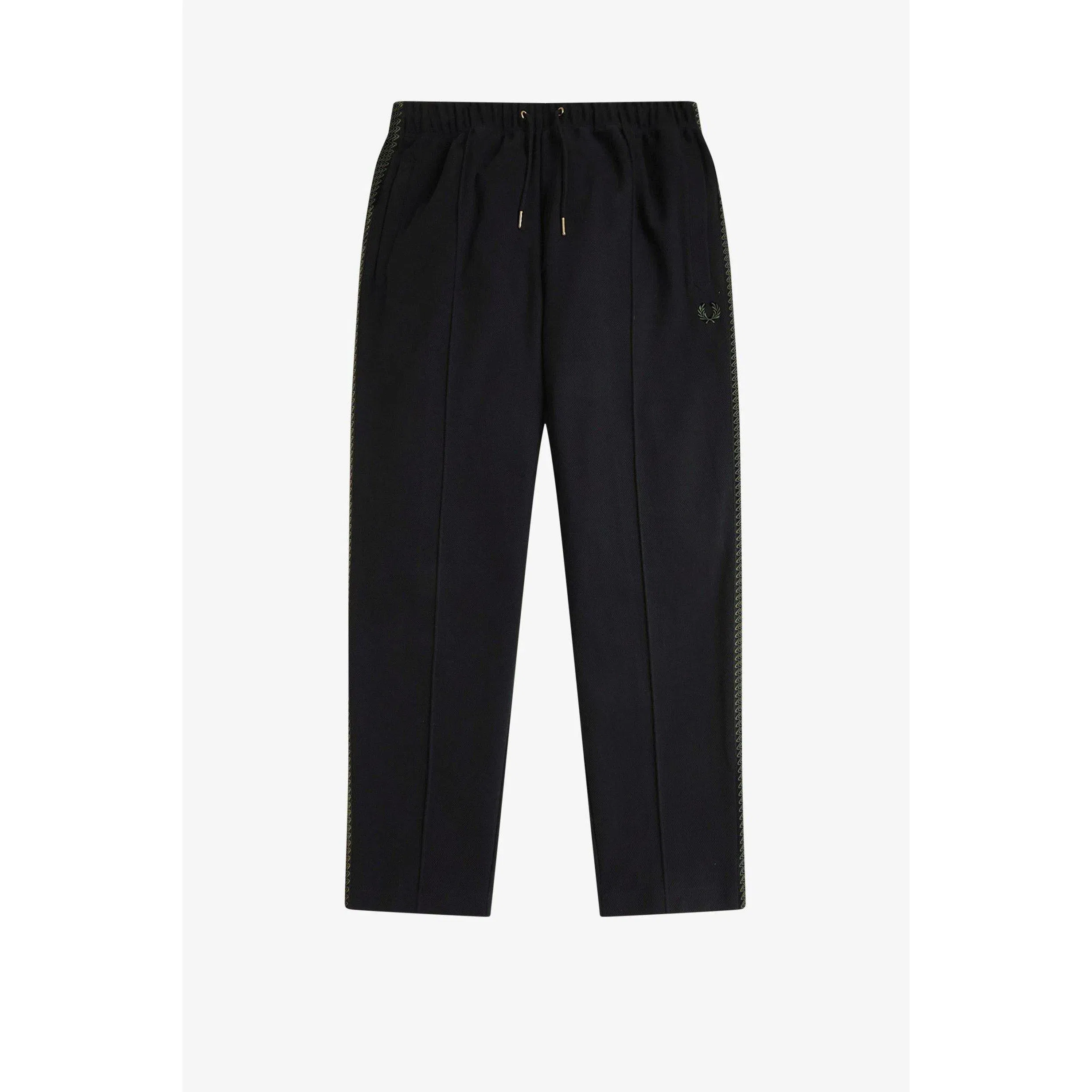 Side Tape Woven Open Hem Tracksuit Joggers