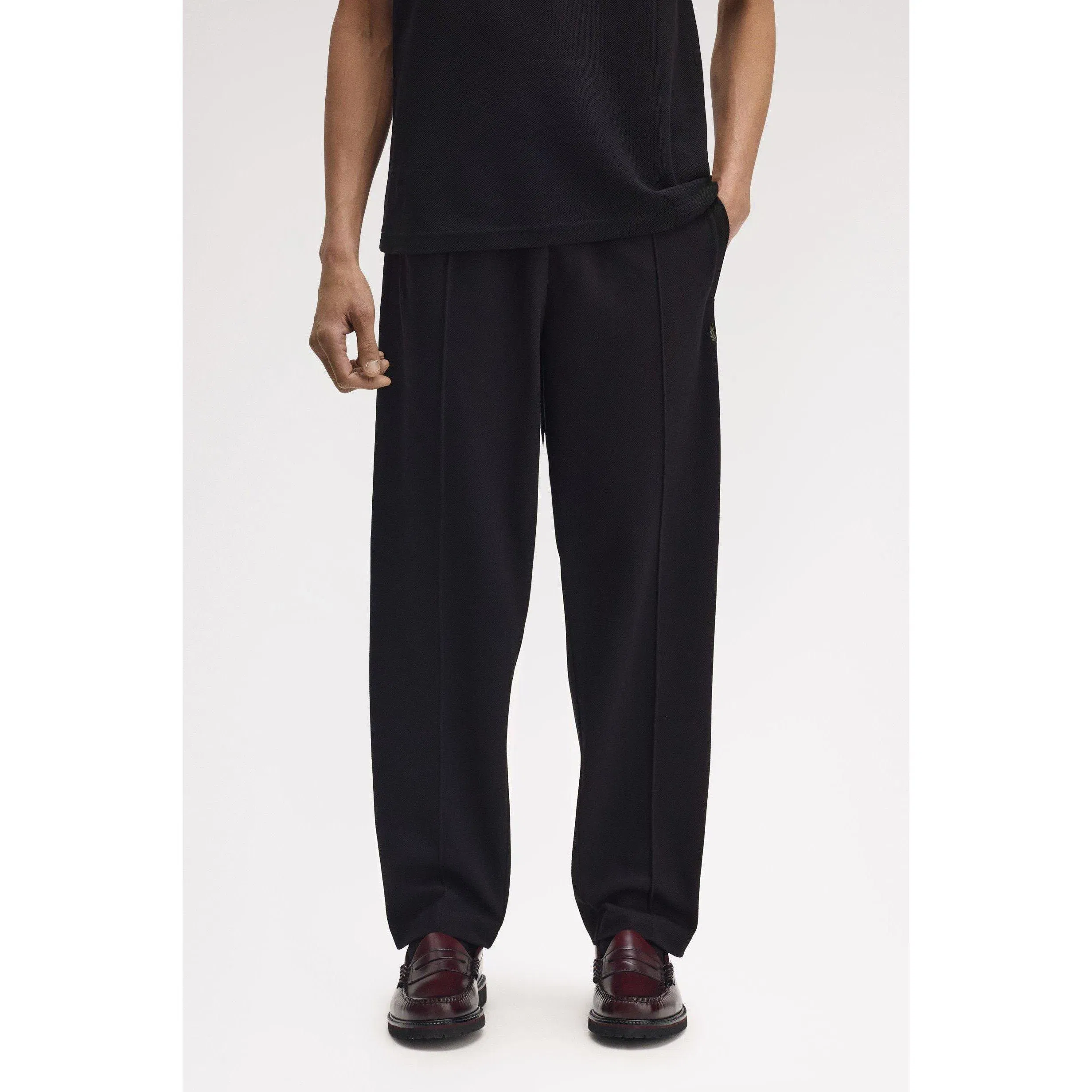 Side Tape Woven Open Hem Tracksuit Joggers