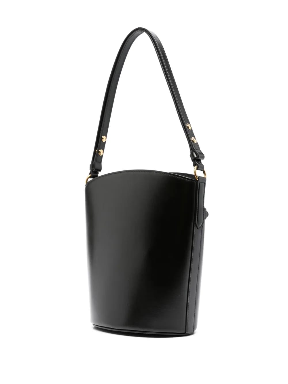 logo-plaque bucket bag