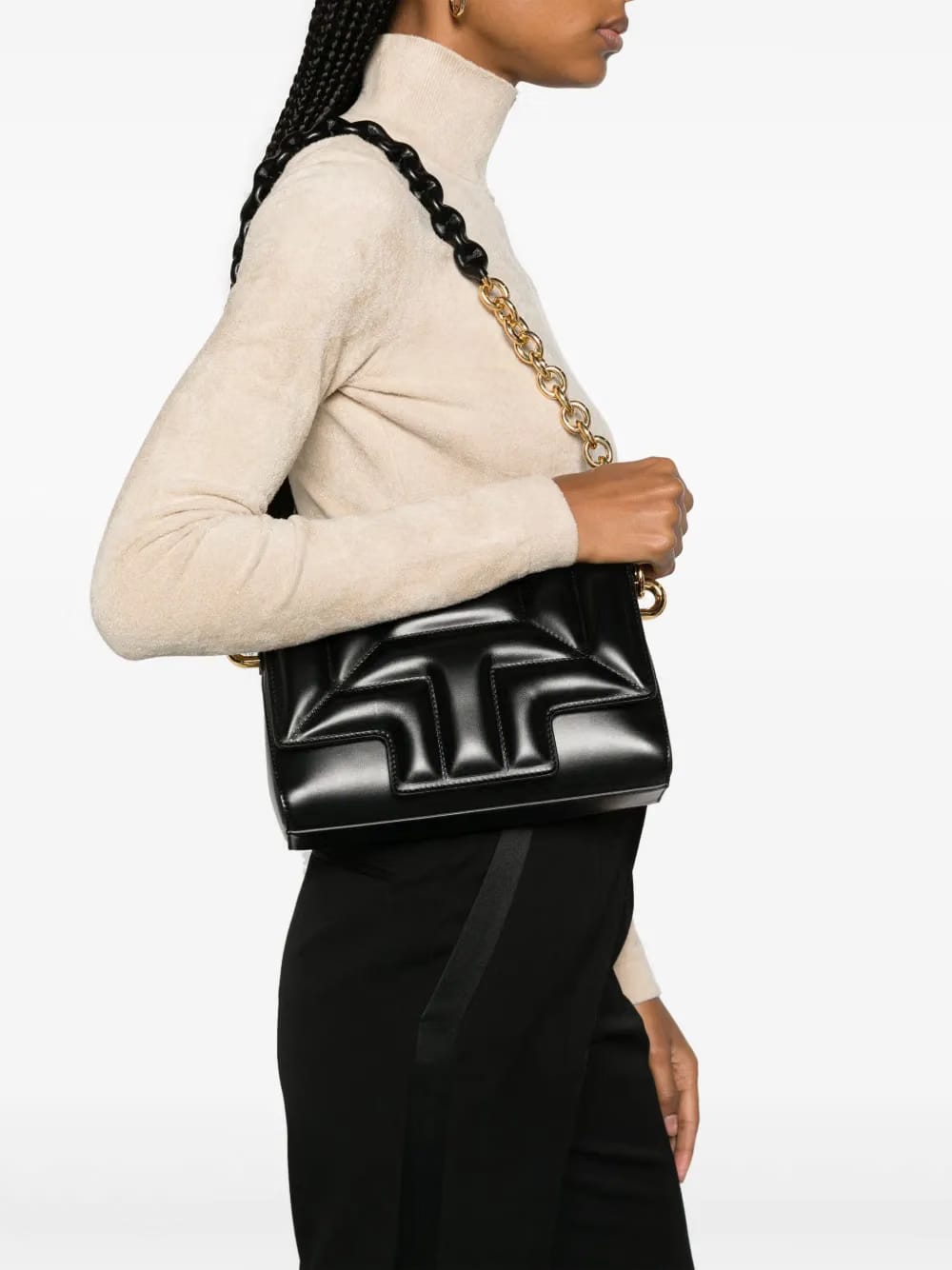medium quilted shoulder bag