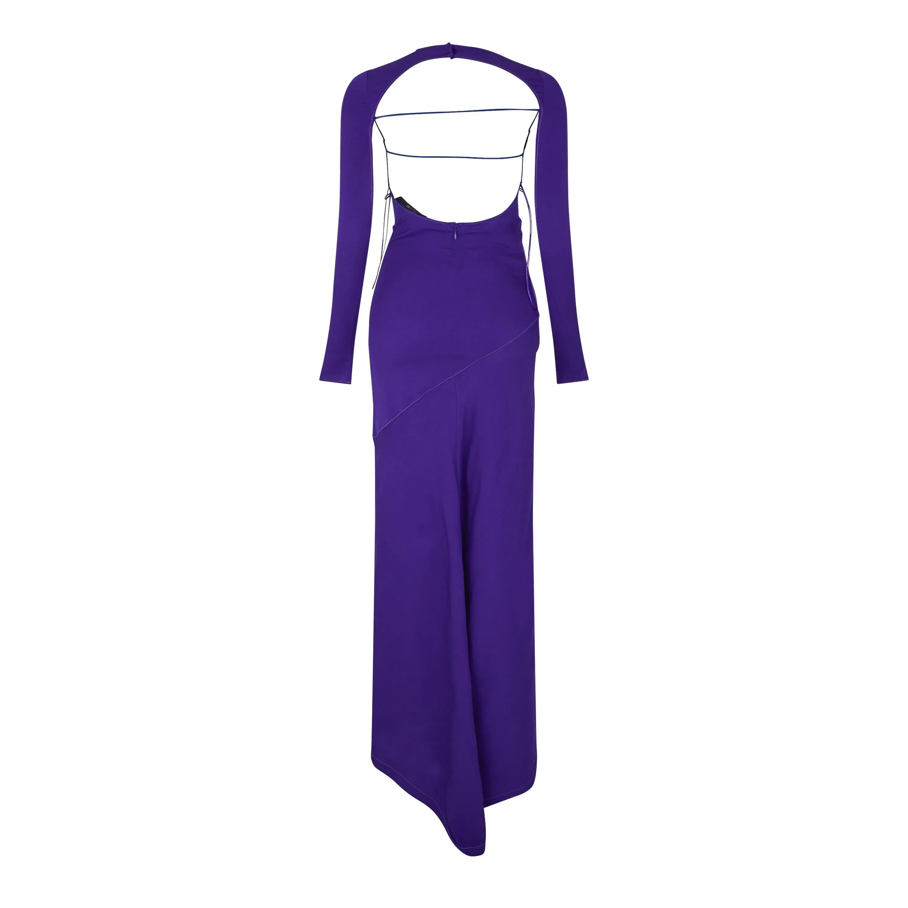 Glam Embr Sporty Long A Line Dress