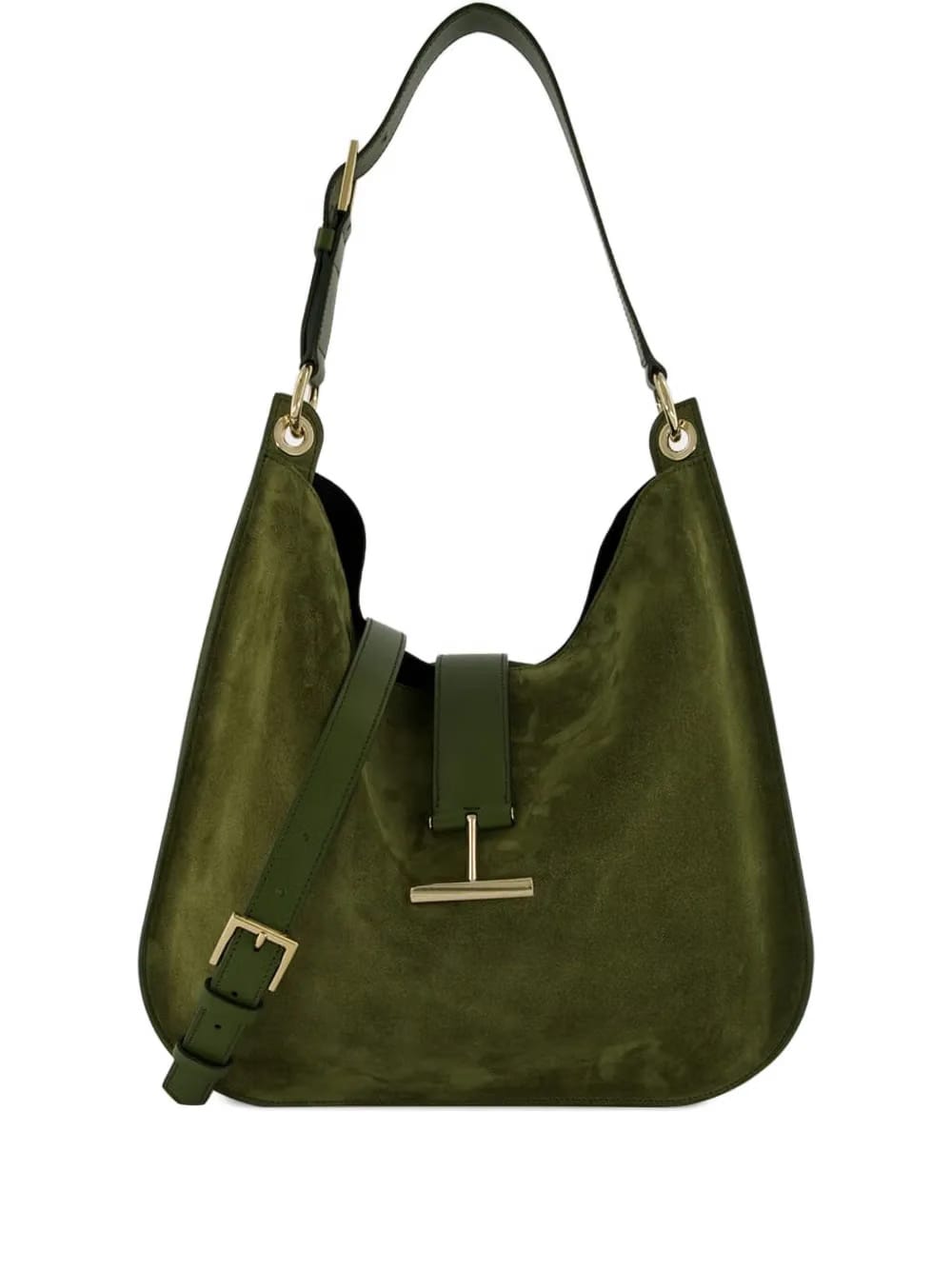 large Tara suede shoulder bag