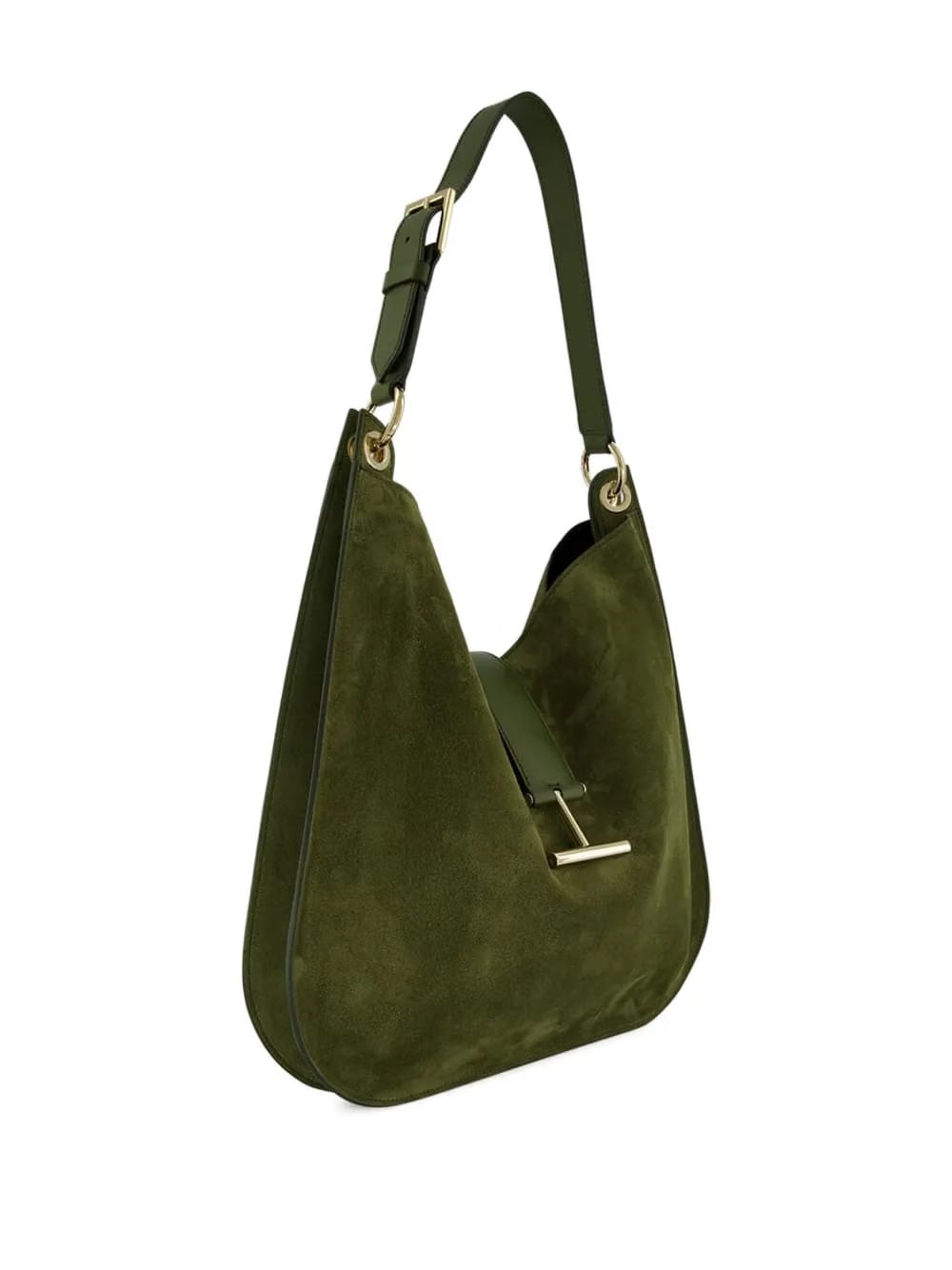 large Tara suede shoulder bag