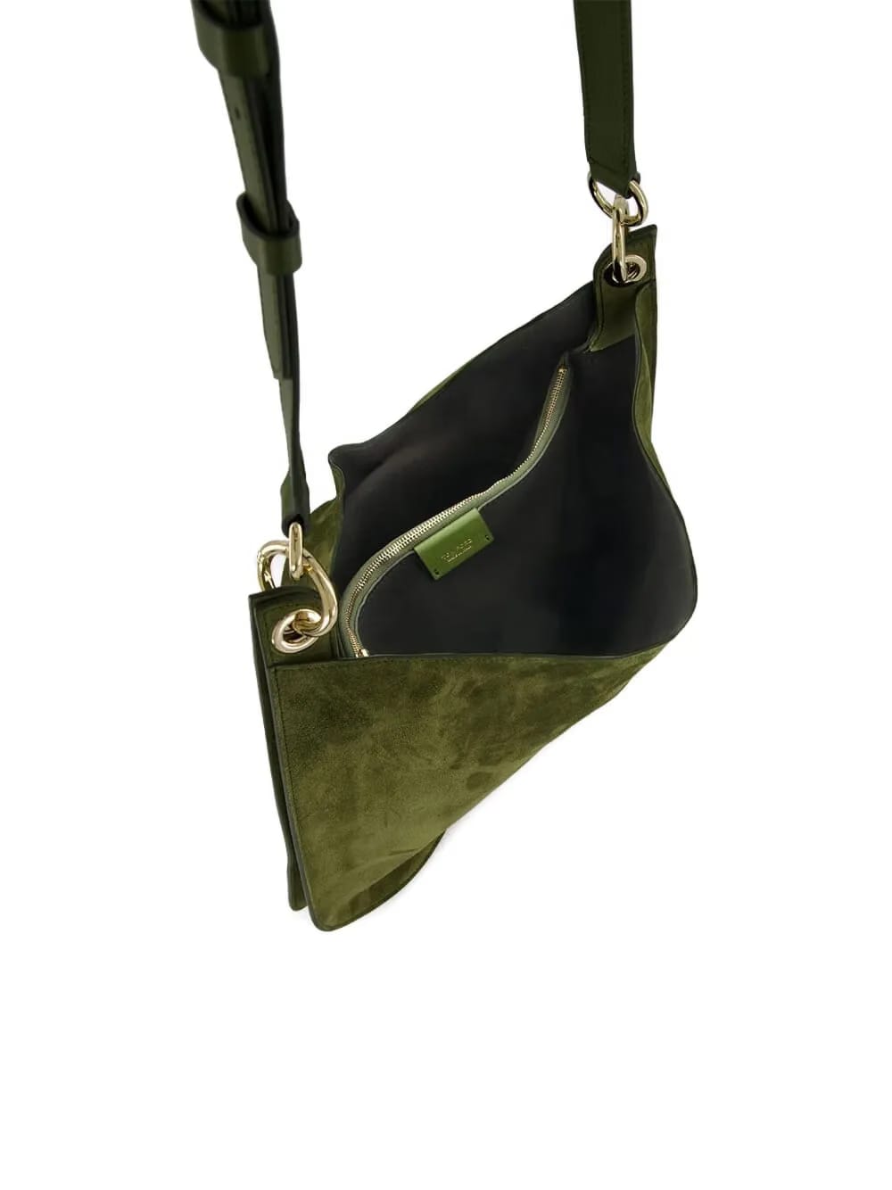 large Tara suede shoulder bag