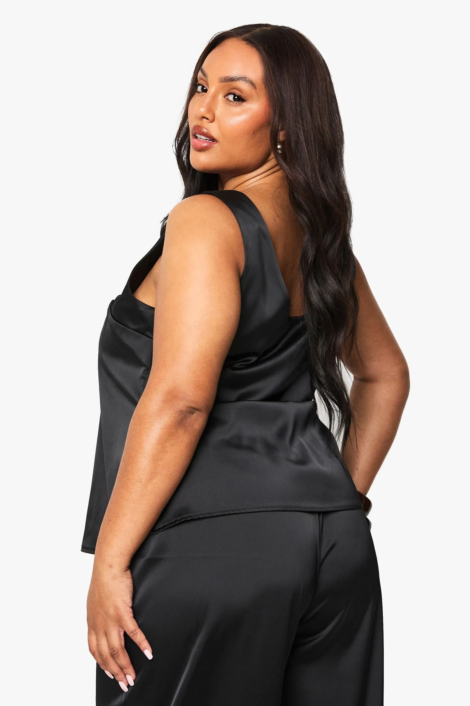 Plus Scoop Neck Top