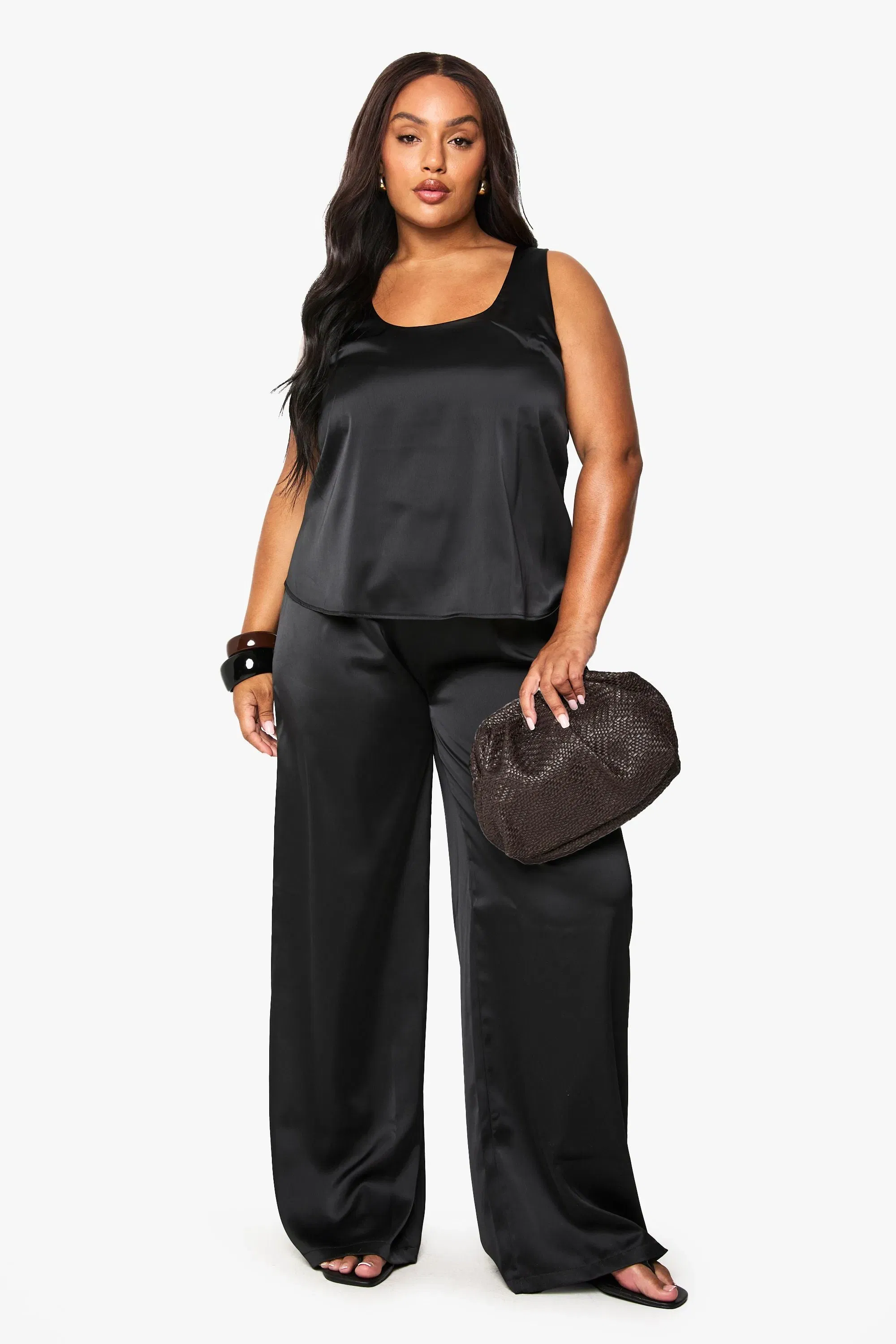 Plus Scoop Neck Top