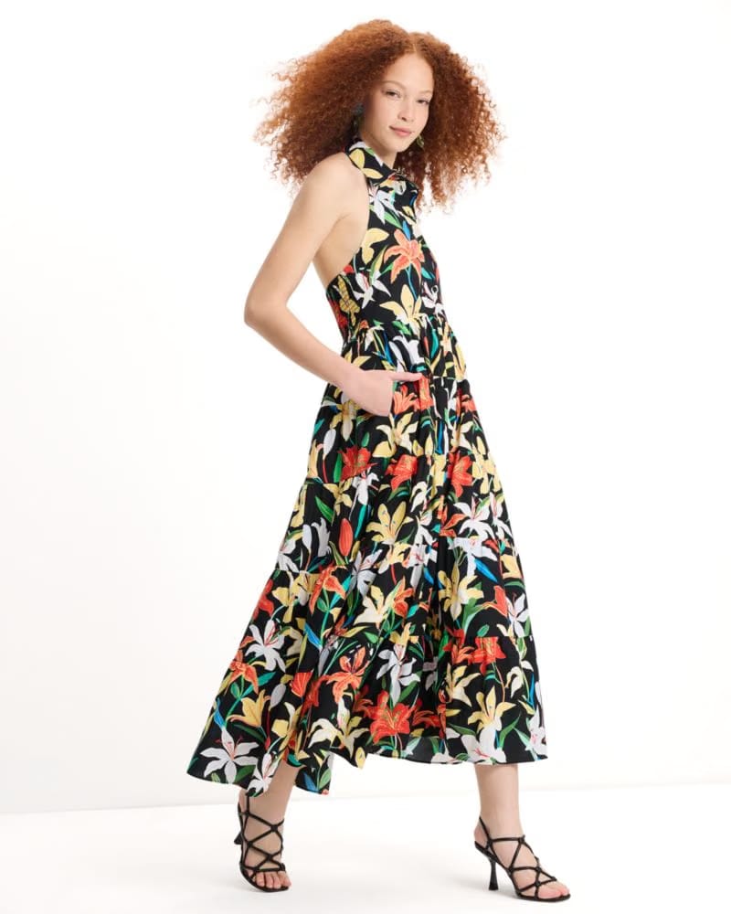 Summer Lilies Halter Dress