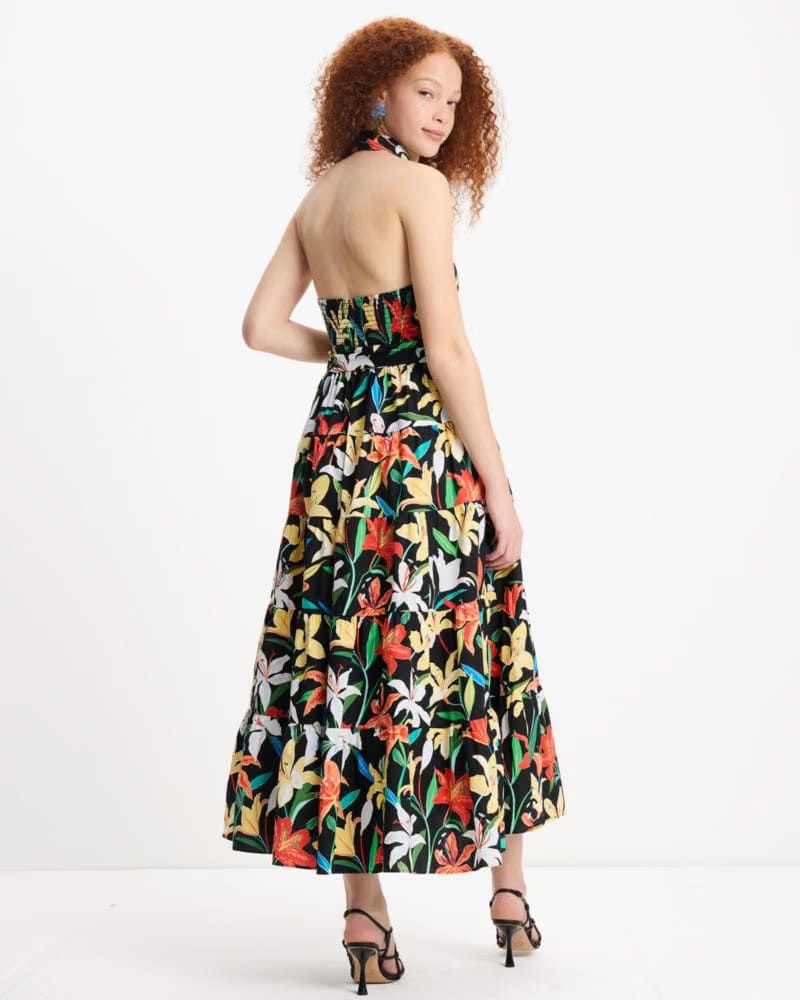 Summer Lilies Halter Dress