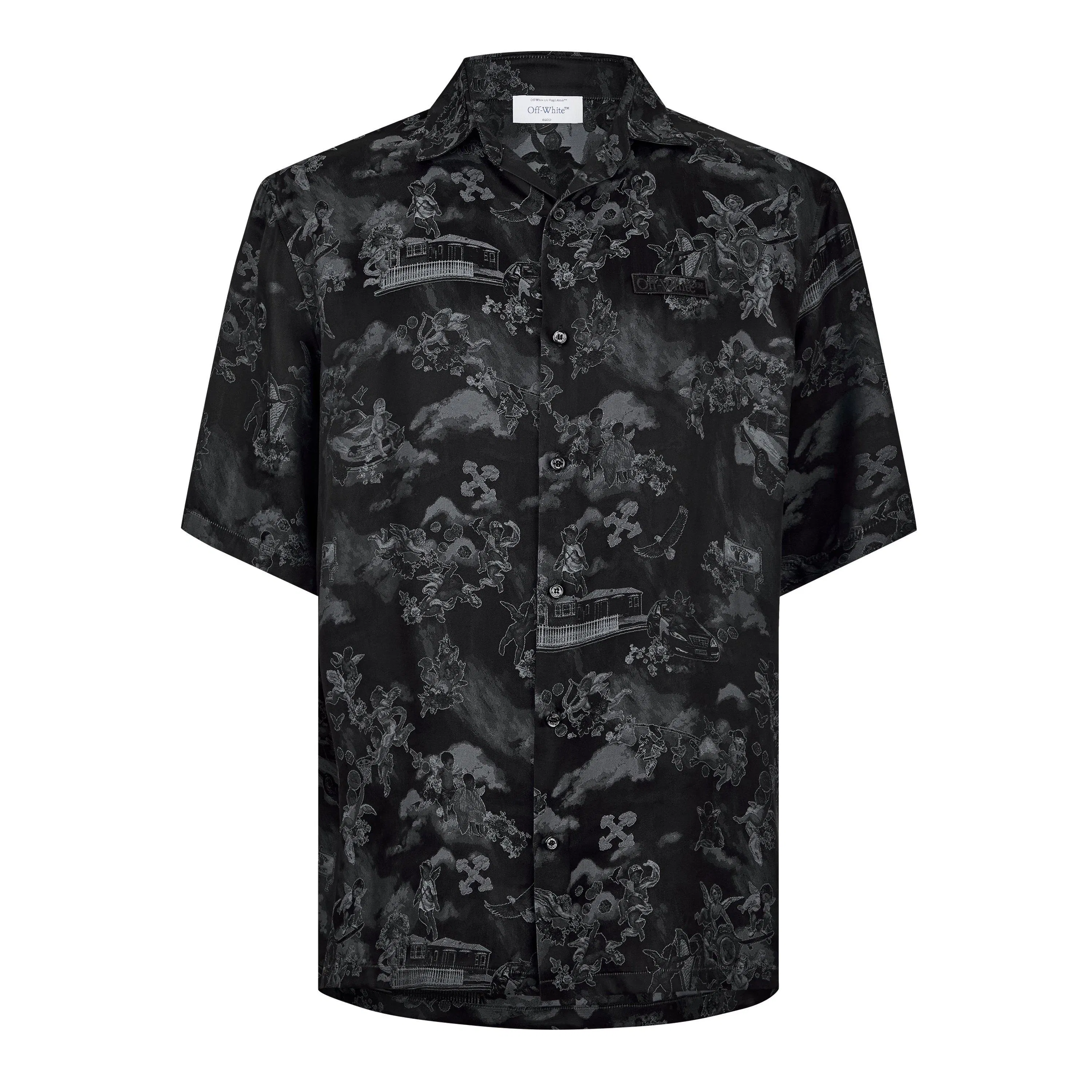 Fresco Bowl Short Sleeve Patterned Shirt
