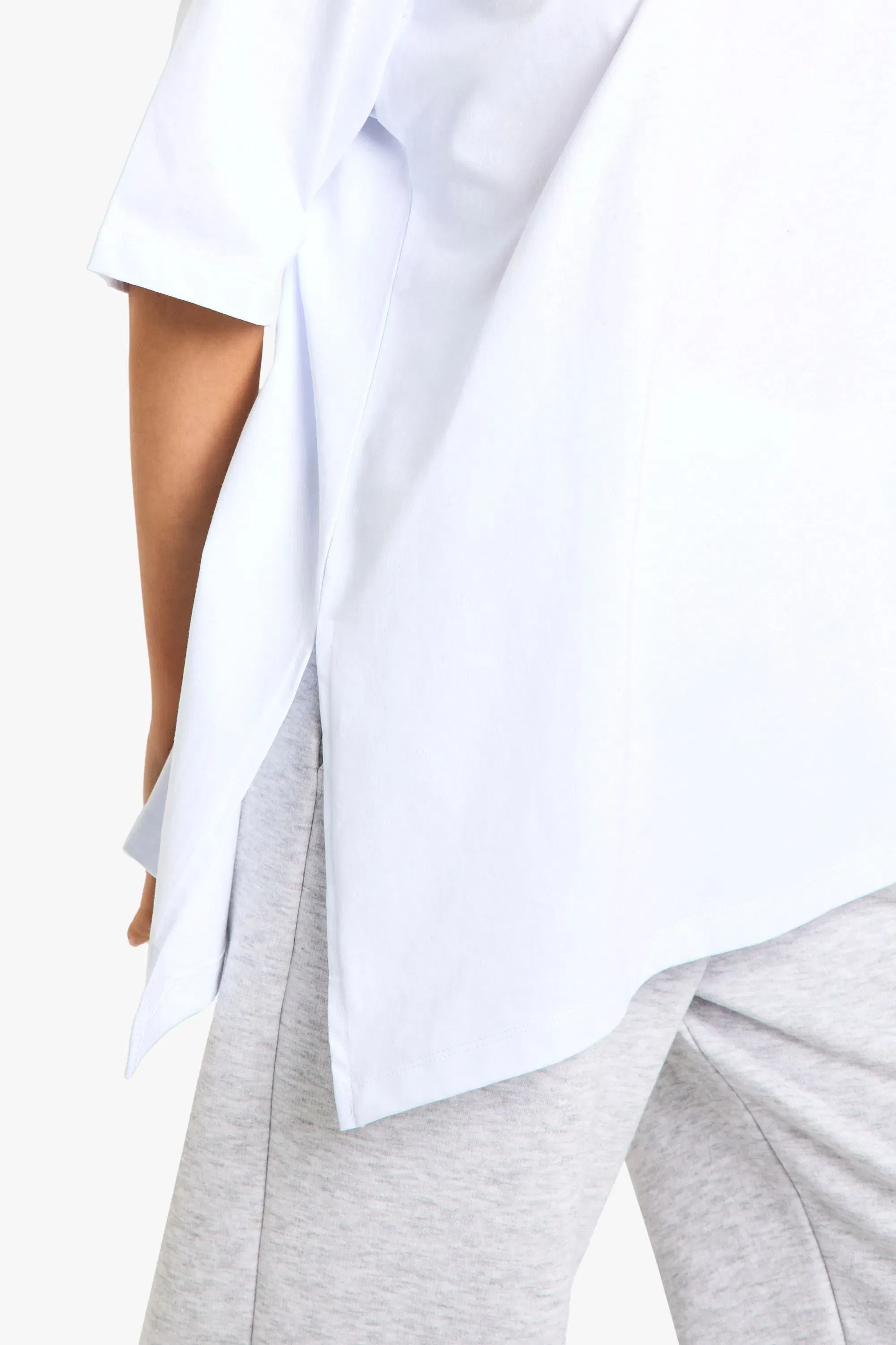 Asymmetric Hem Oversized T-Shirt