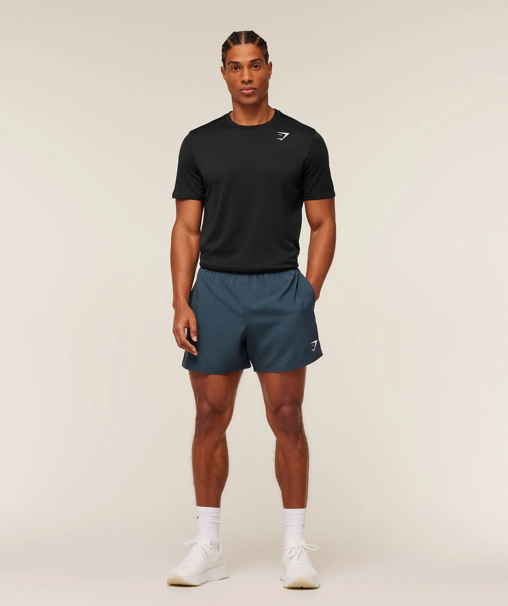 Gymshark Arrival 5" Shorts - GS Stealth Blue