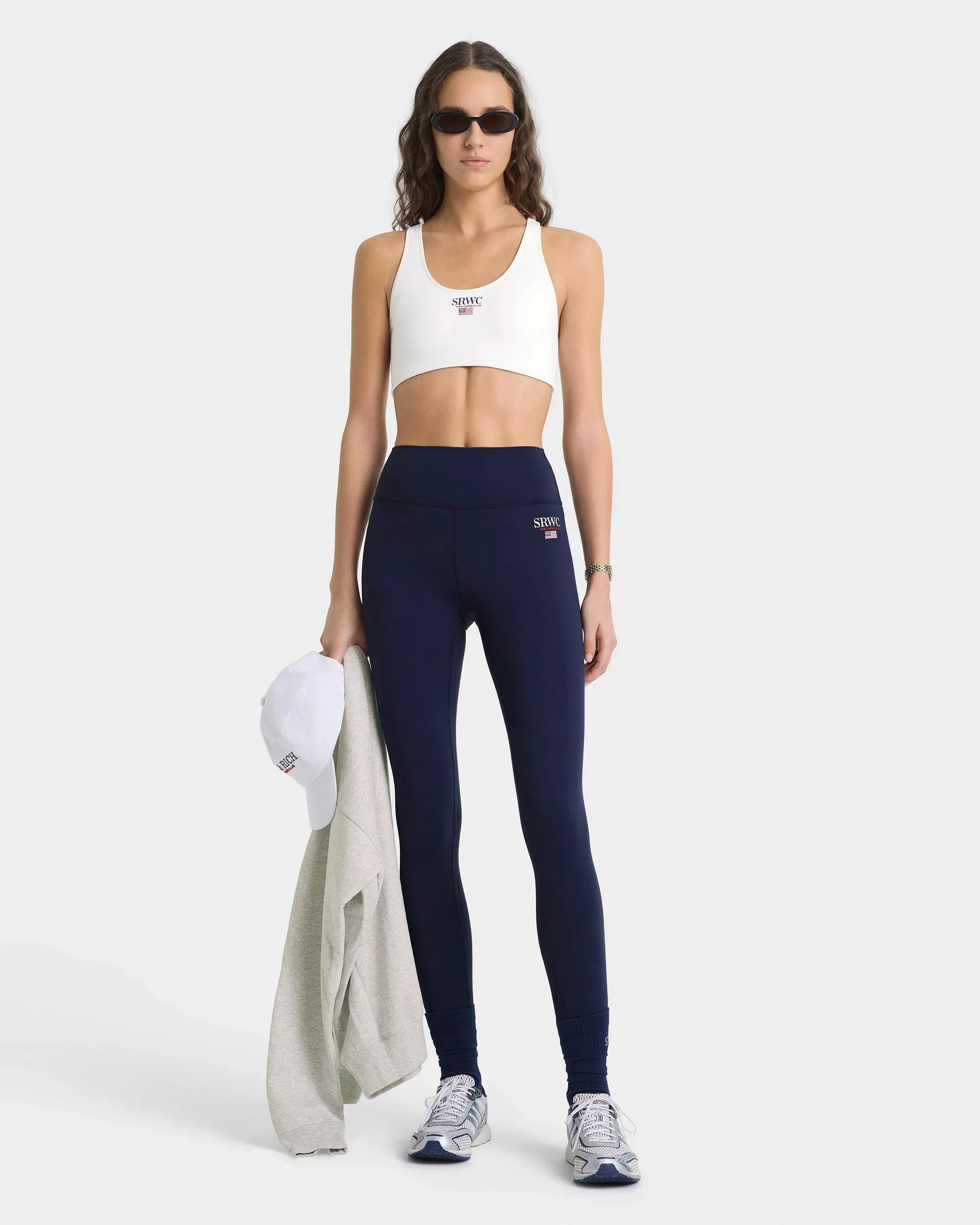 Nautical Sports Bra - White