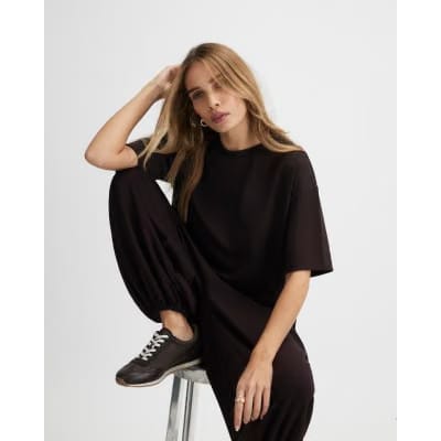 Brown Premium Boxy Fit T-Shirt