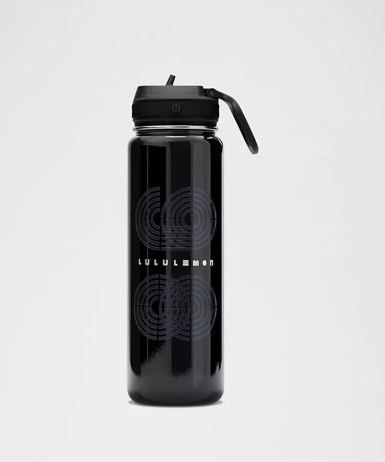 Back to Life Sport Bottle 24oz Straw Lid Run Graphic