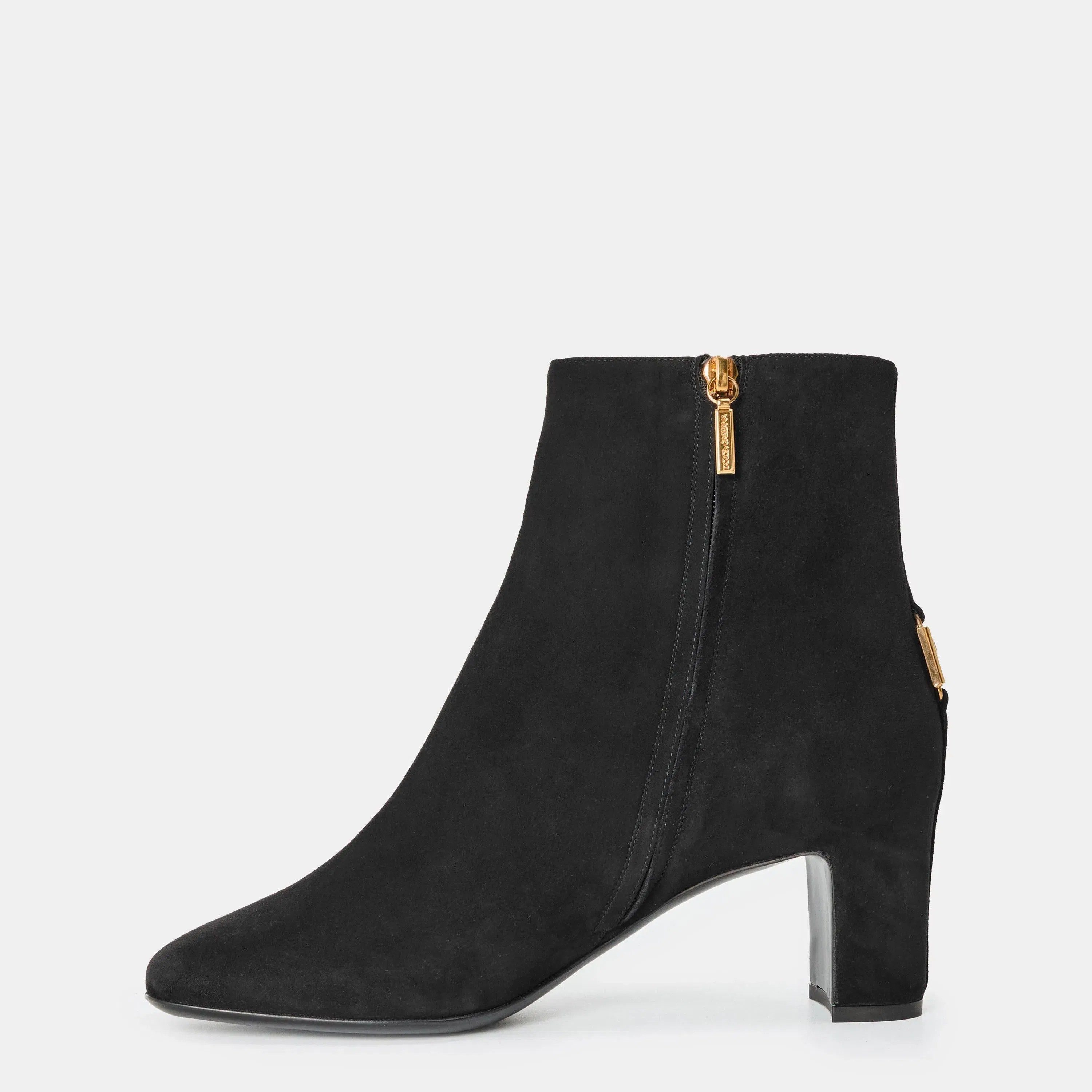 Structured Ankle Heeled Boots