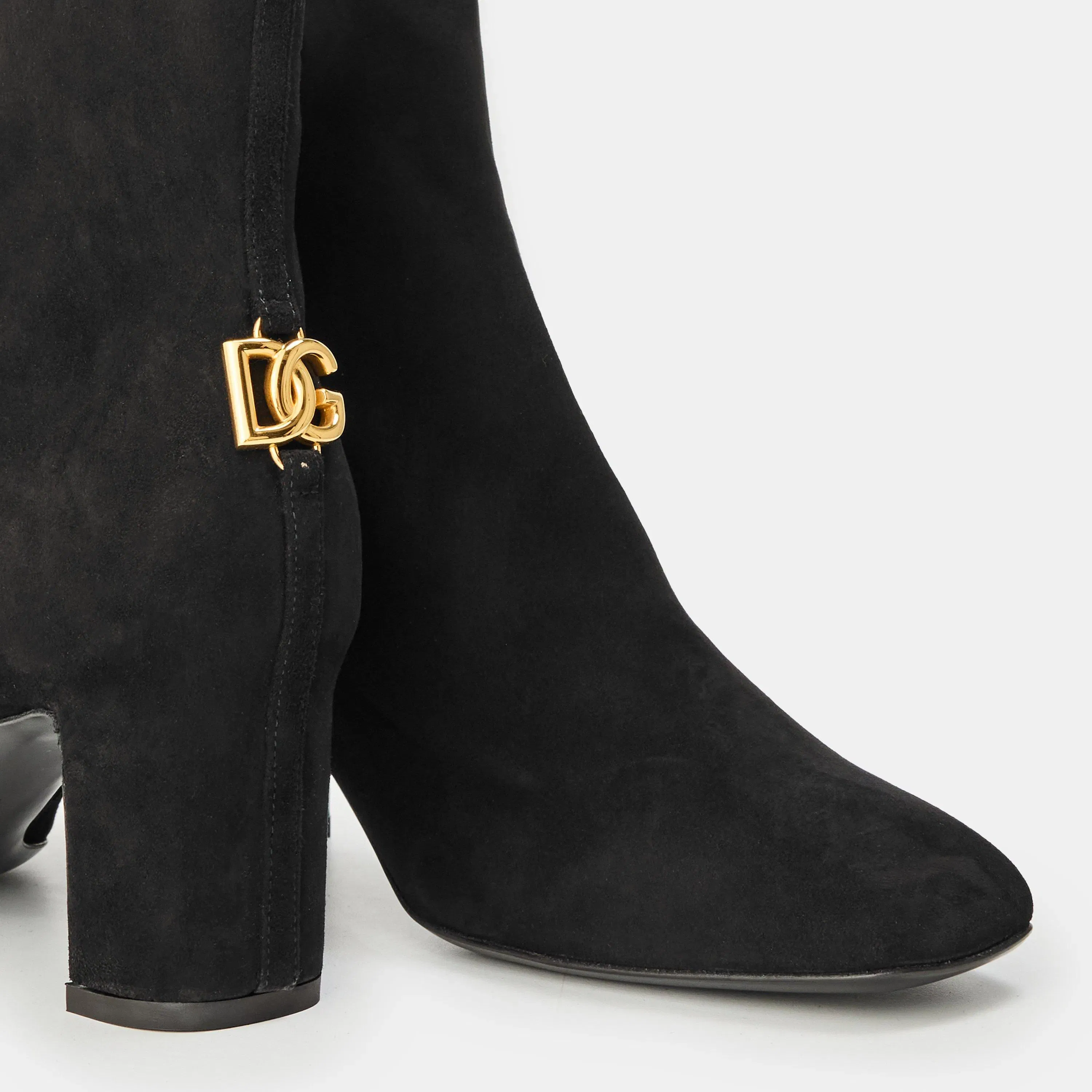 Structured Ankle Heeled Boots