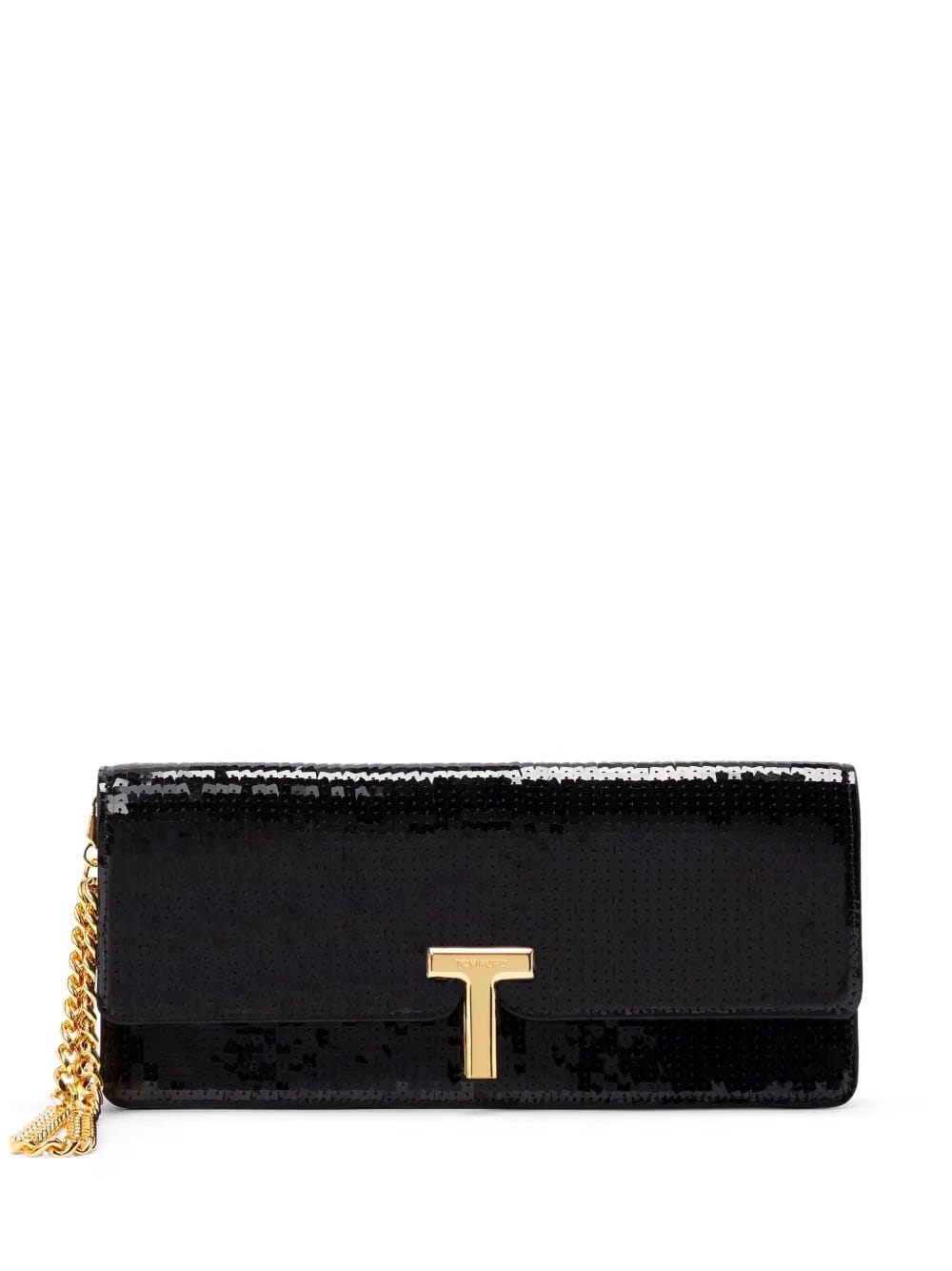sequin Wallis clutch bag