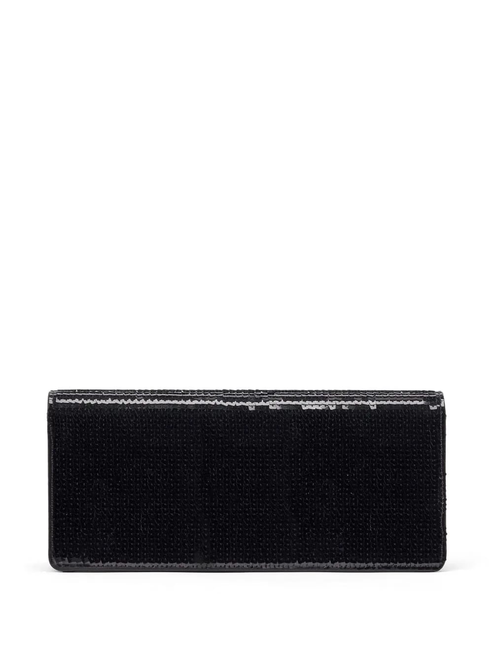 sequin Wallis clutch bag