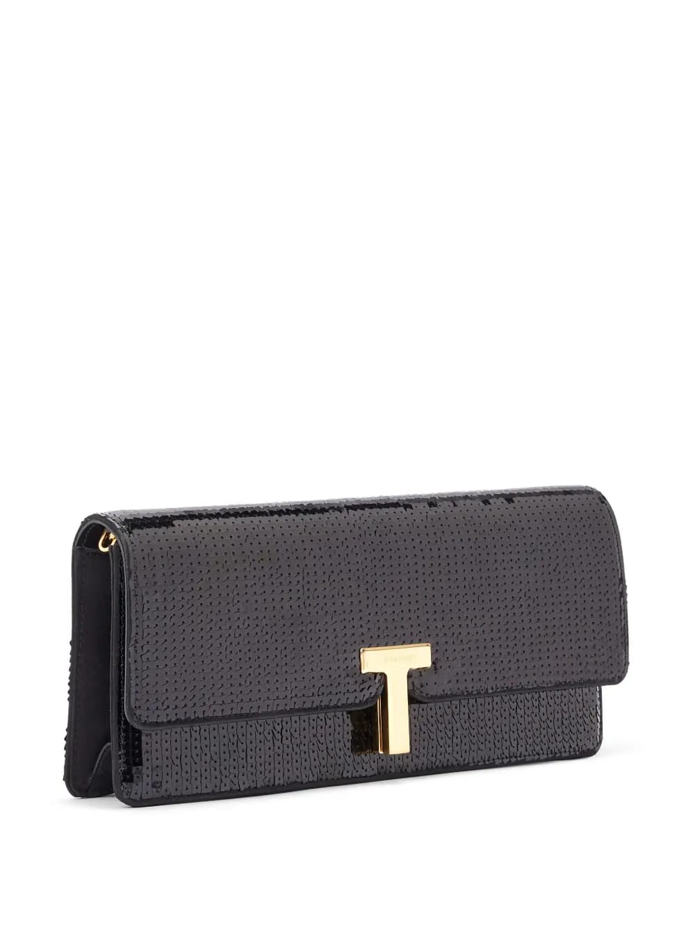 sequin Wallis clutch bag
