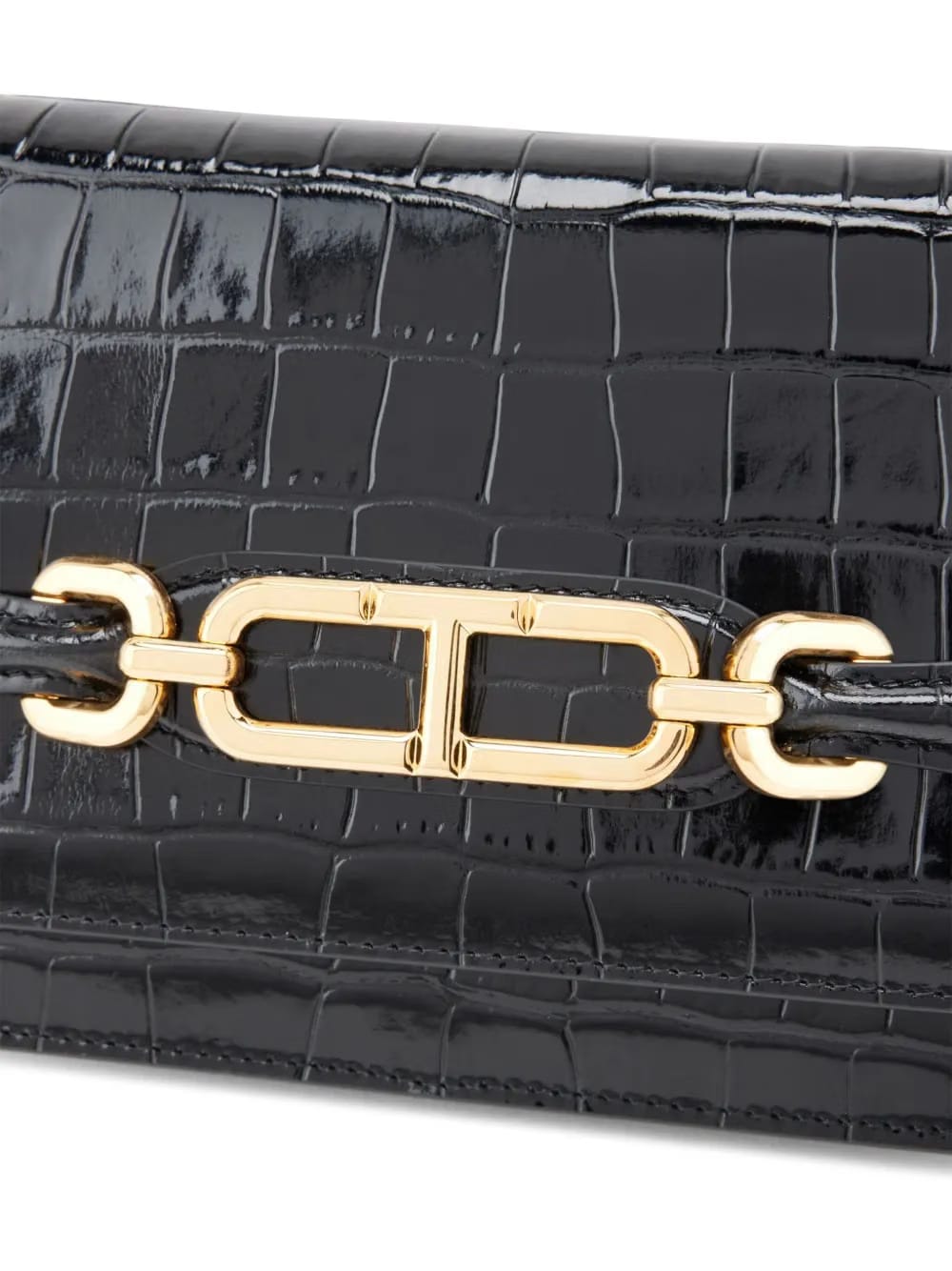Whitney crocodile-effect shoulder bag