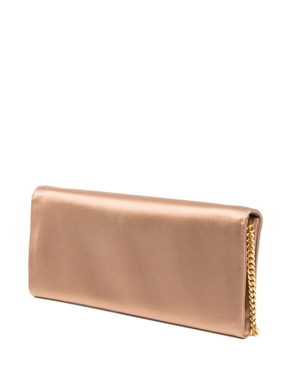 satin bar clutch bag