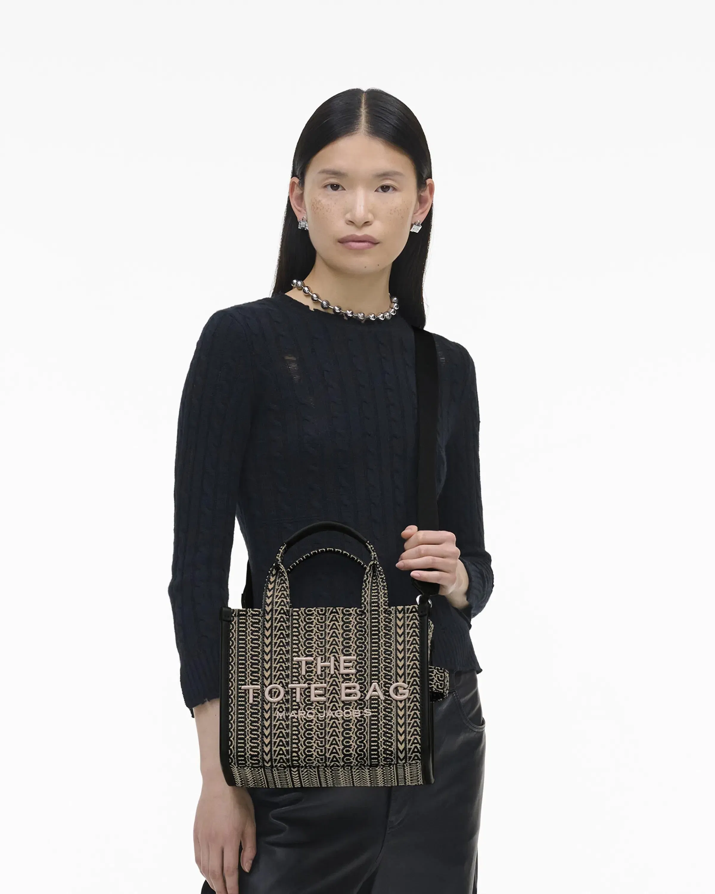 The Monogram Jacquard Small Tote Bag