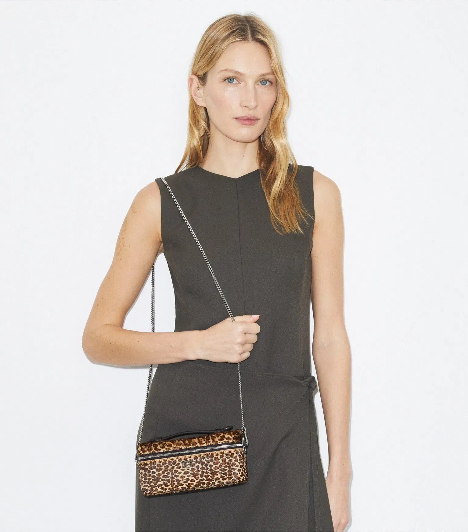 Kira Calf Hair Vanity Case